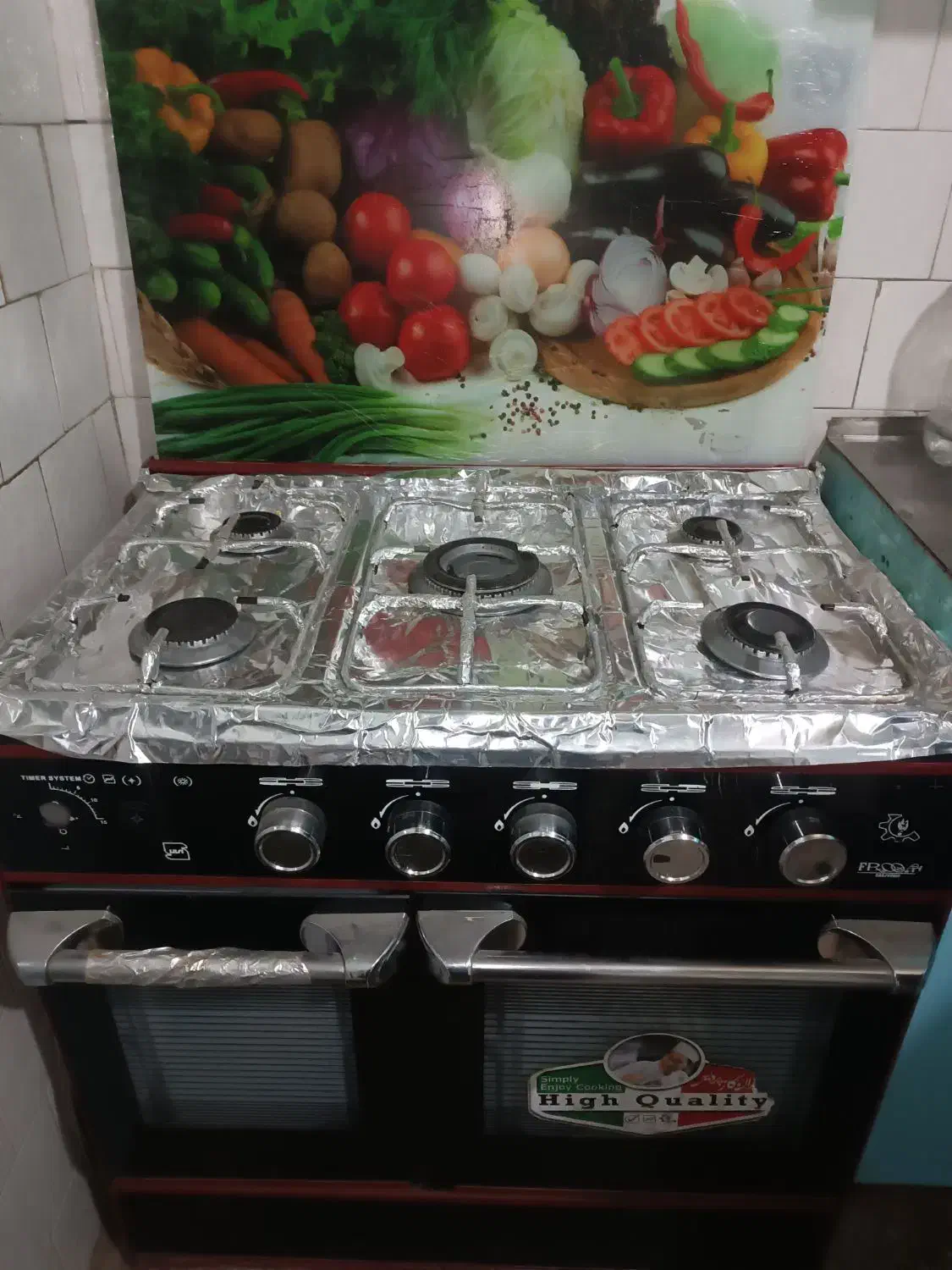 اجاق گاز تمیز 5شعله|اجاق گاز و لوازم برقی پخت‌وپز|سراوان, |دیوار