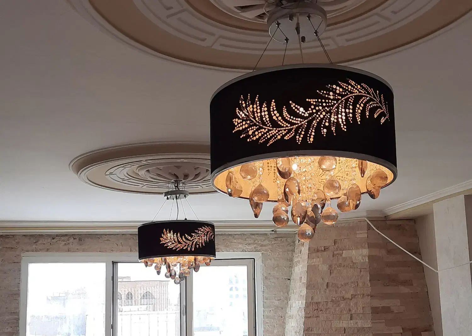 لوستر حال پذیرایی ، اتاق خواب|لوستر و چراغ آویز|کرمانشاه, |دیوار