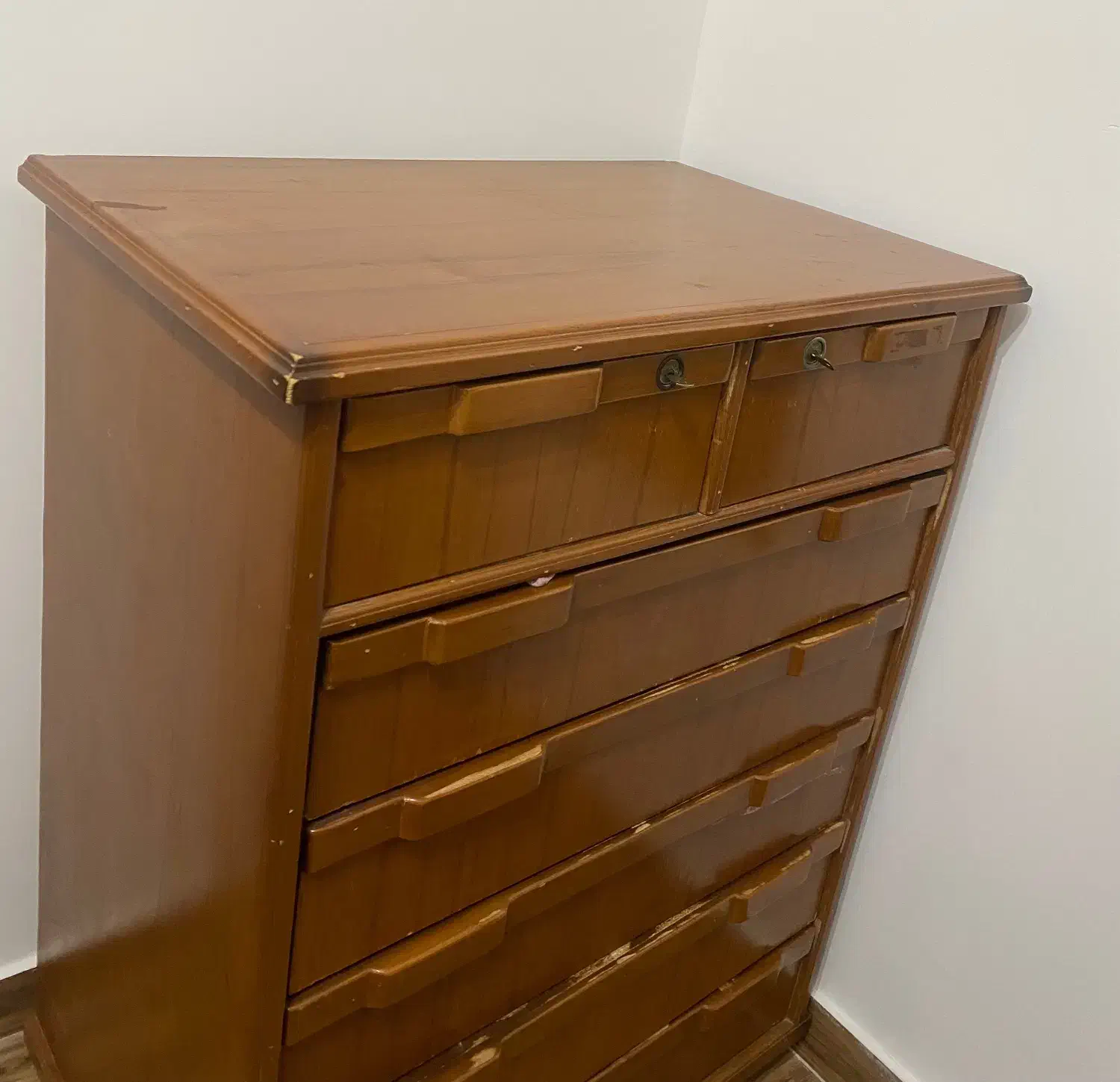 دراور ۵ کشو|جاکفشی، کمد، دراور|رشت, پیرسرا|دیوار