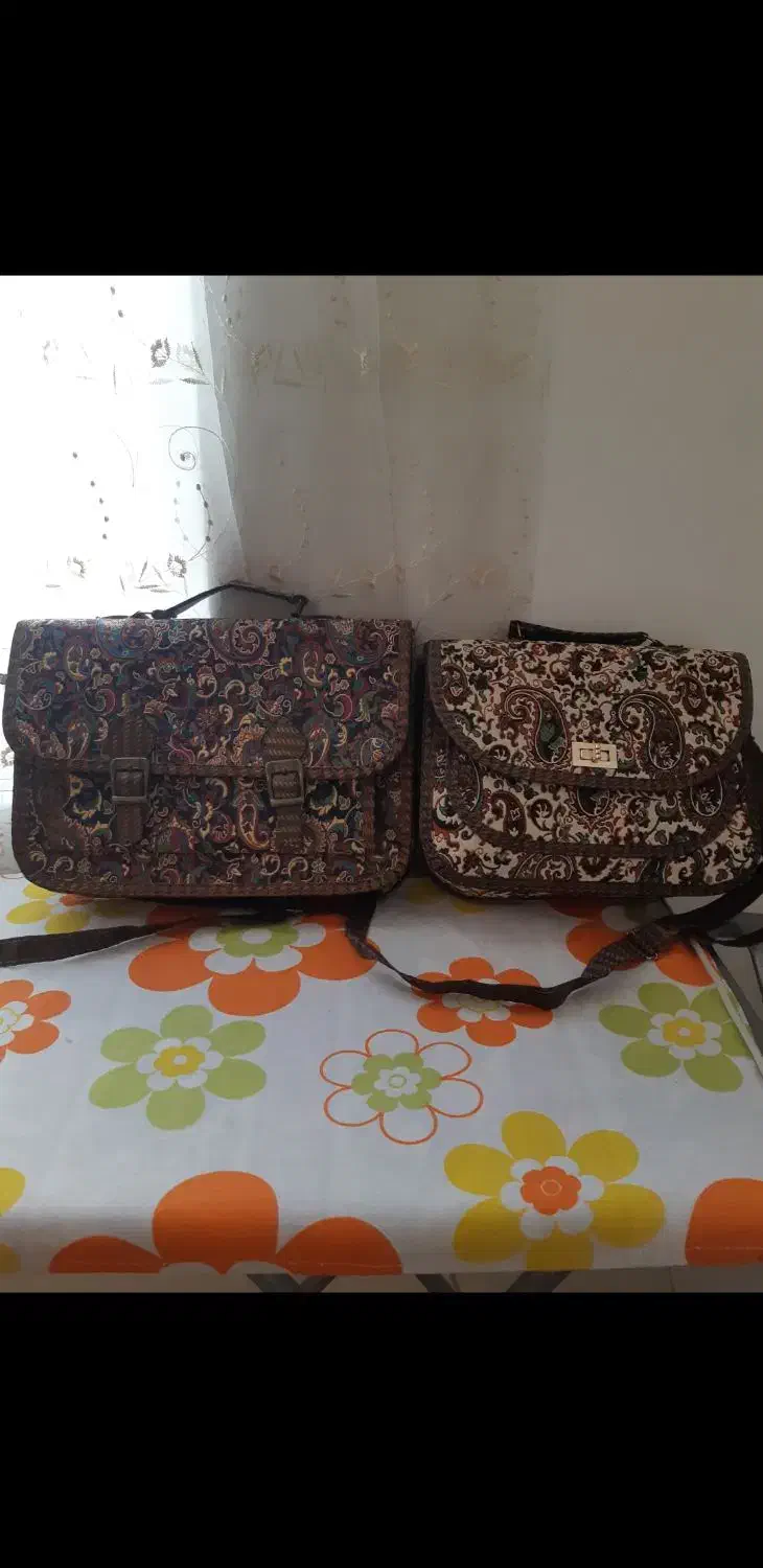 دو تا کیف طرح سنتی  نوی نو ،بزرگ و جا دار|کیف، کفش، کمربند|ارومیه, |دیوار