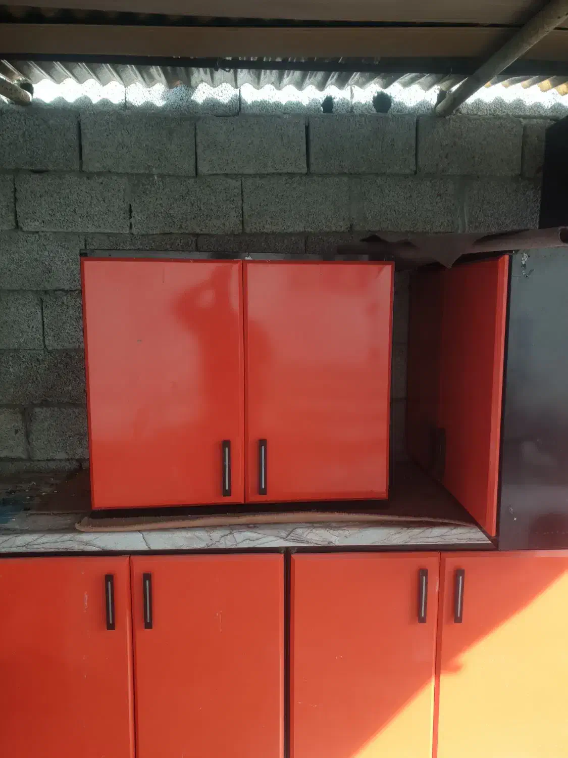 کابینت فلزی|آب‌چکان و نظم‌دهنده ظروف|بندر انزلی, بشمن|دیوار