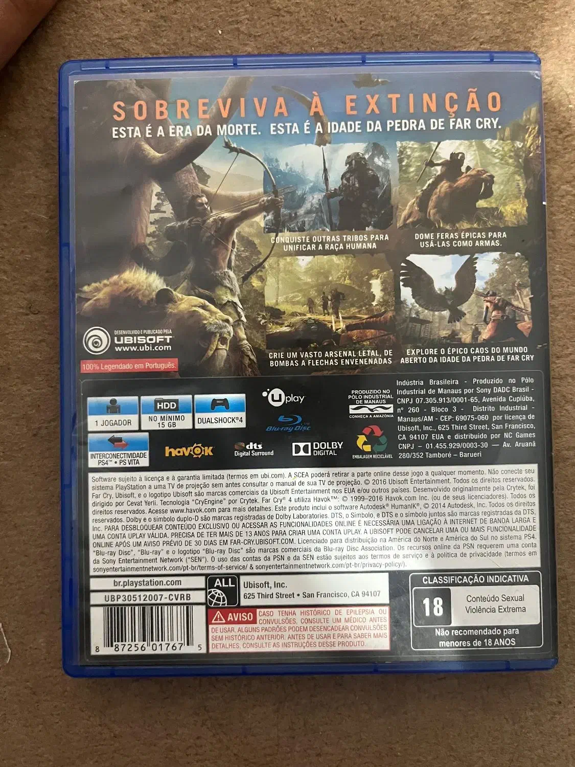 دیسک بازی فارکرای پرایمال مخصوص ps4 و ps5|کنسول، بازی ویدئویی و آنلاین|قزوین, |دیوار