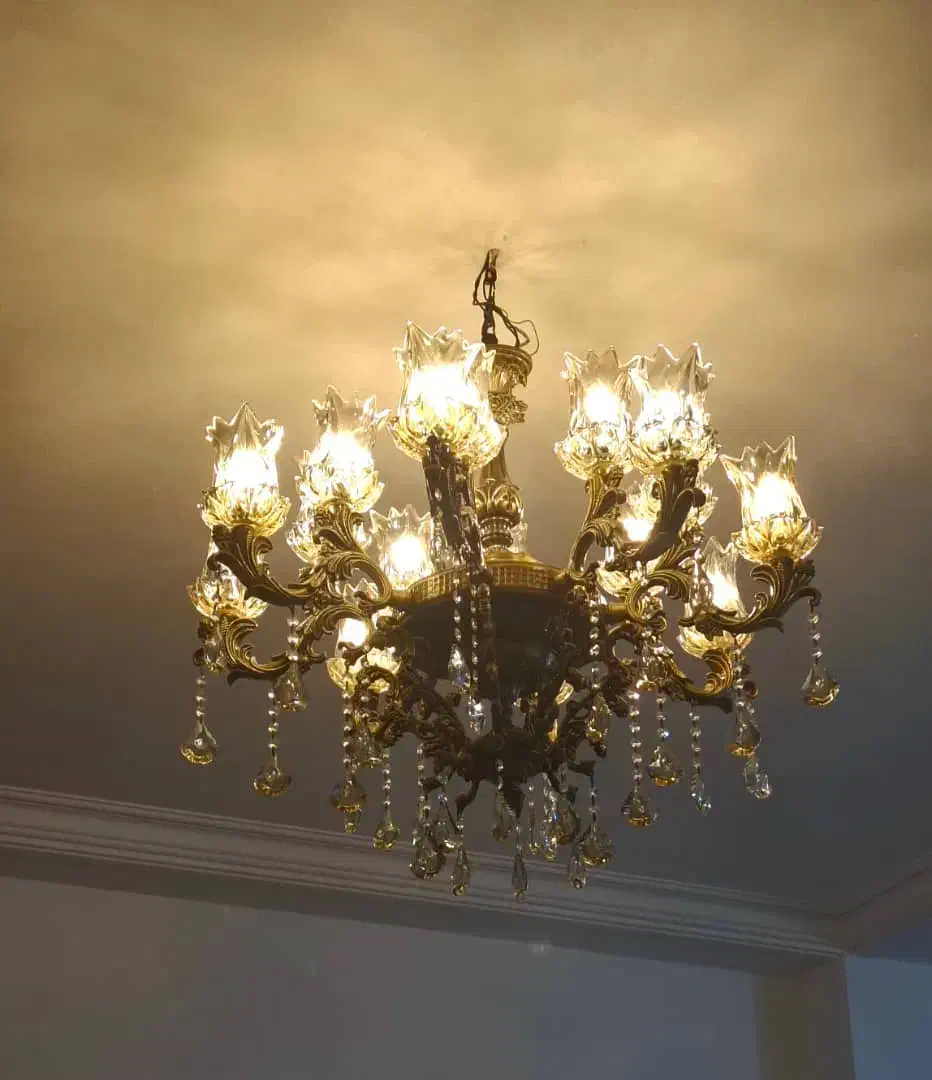 لوستر برنز|لوستر و چراغ آویز|نوشهر, |دیوار