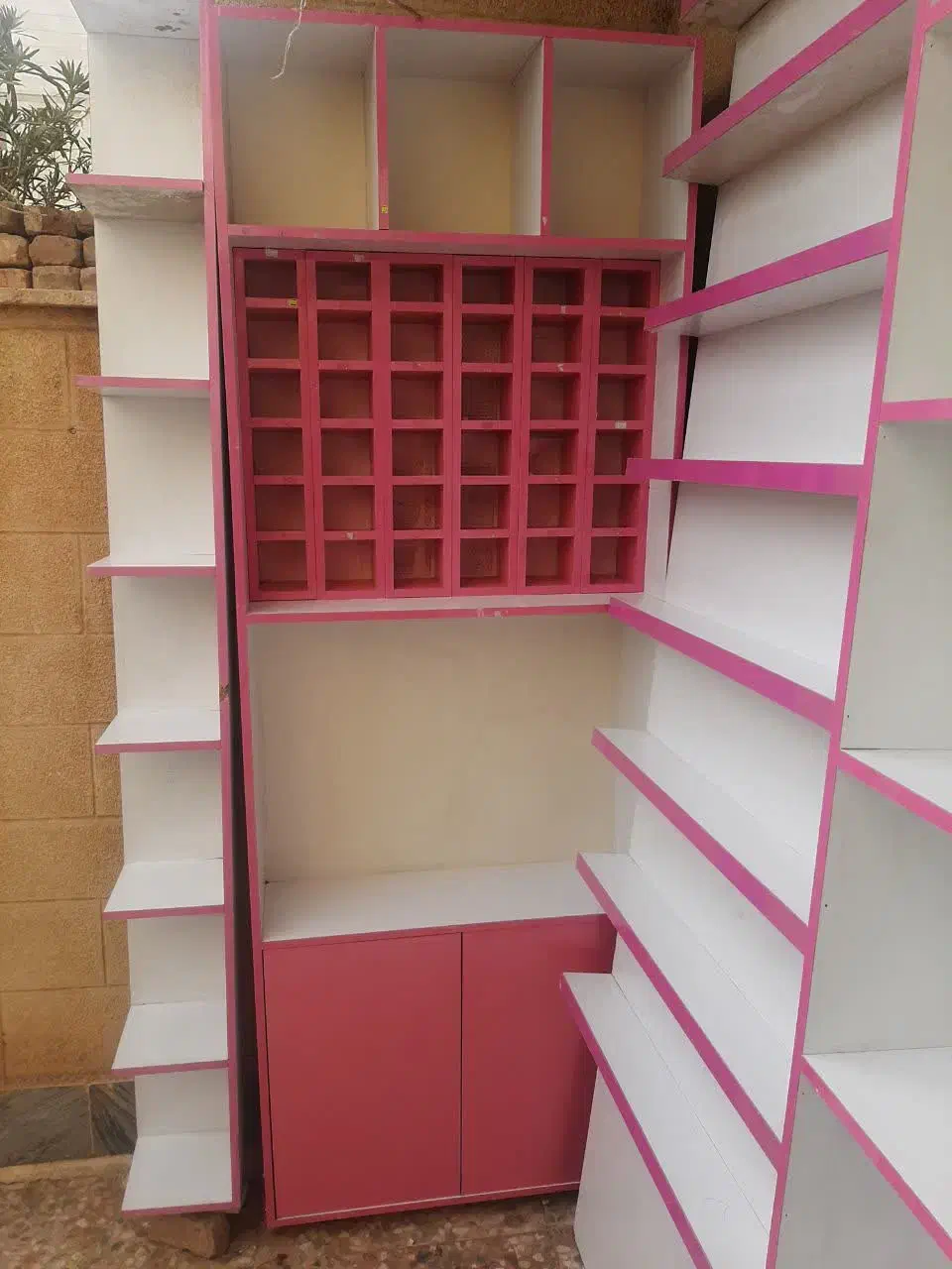 قفسه وکتابخانه ومیز تحریر|کتابخانه، شلف، قفسه‌های دیواری|فردیس, شهرک راه آهن|دیوار