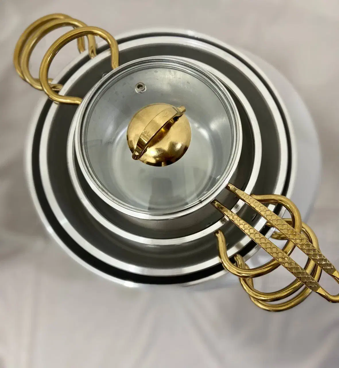 سرویس ۱۴ پارچه بدنه استیل ضد خش|ظروف پخت‌وپز|بهشهر, |دیوار