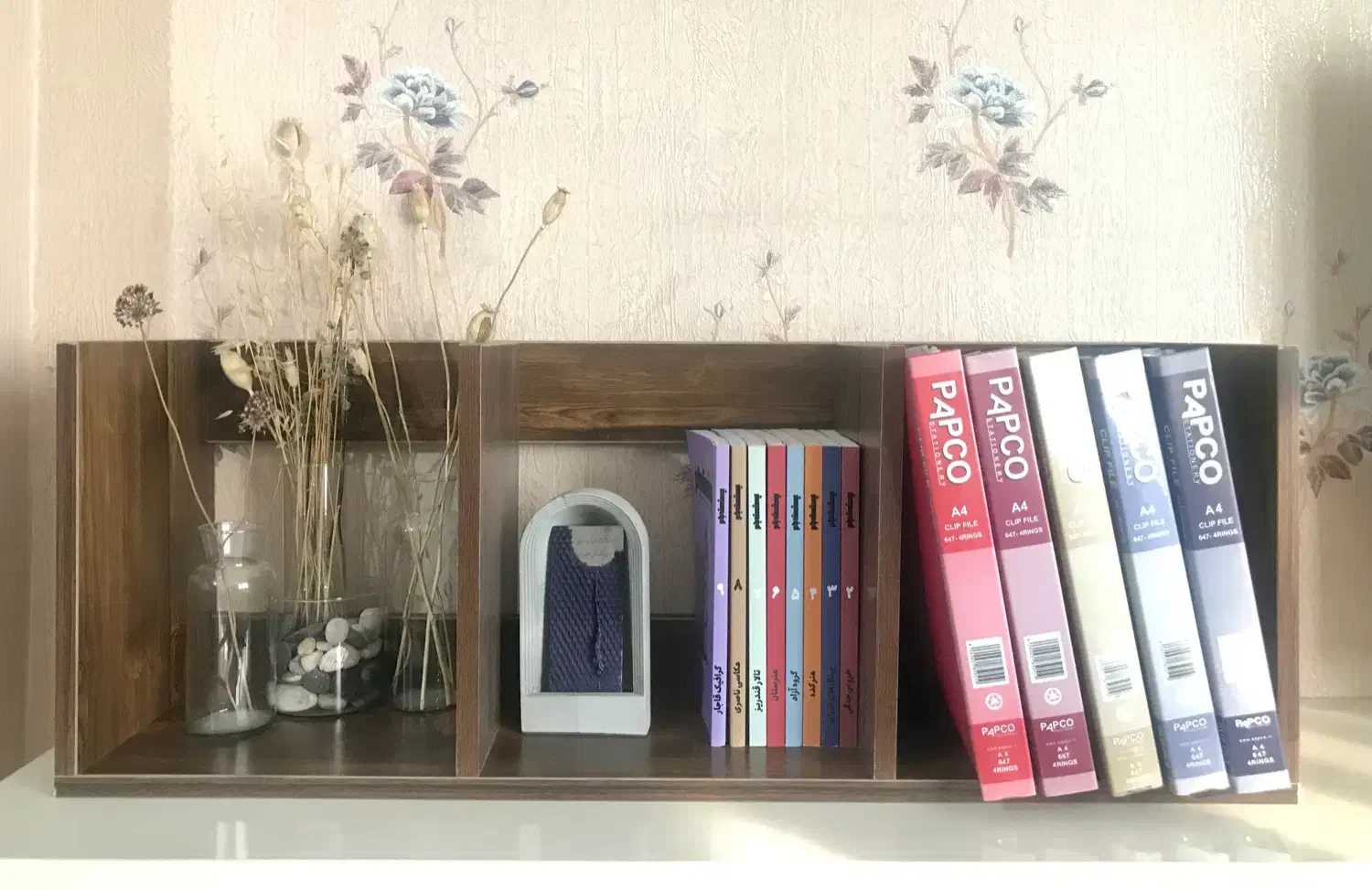 کتابخانه و شلف دیواری و رومیزی|کتابخانه، شلف، قفسه‌های دیواری|شیراز, ریشمک|دیوار