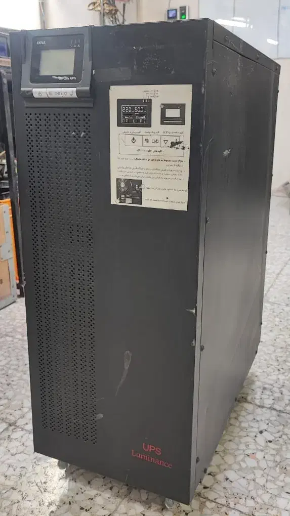 یو پی اس ۶kva هژیر صنعت Ups|قطعات و لوازم جانبی رایانه|تهران, تهرانسر مرکزی|دیوار