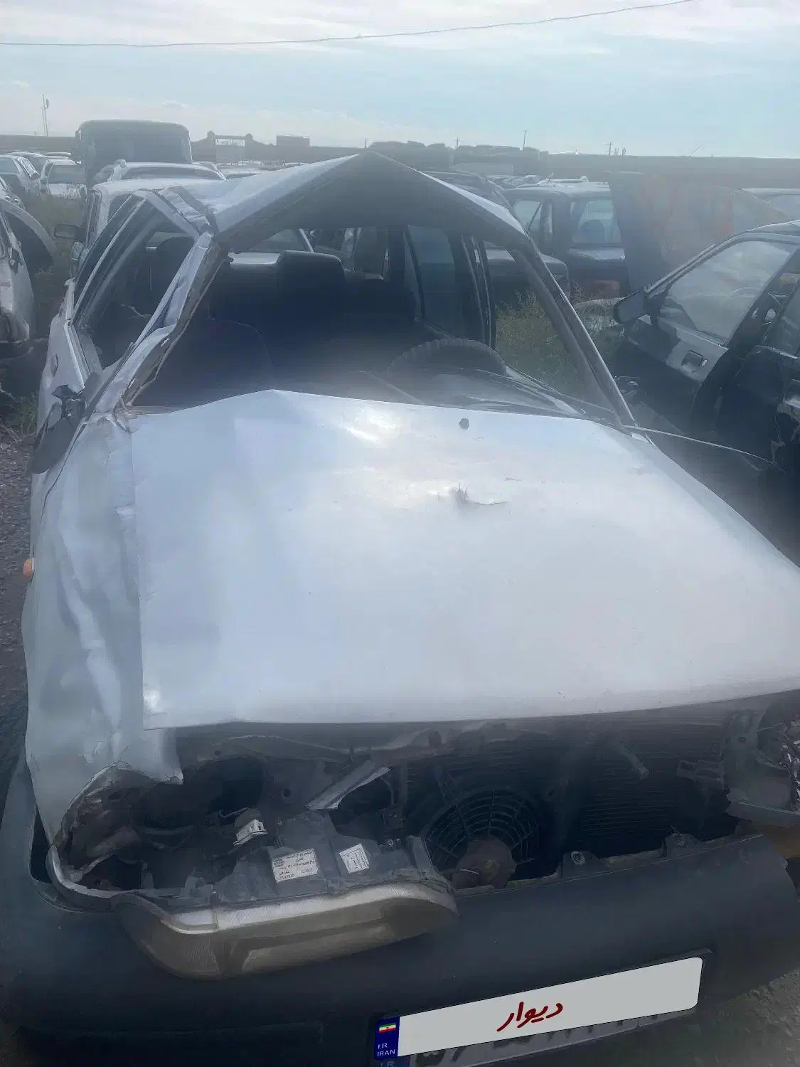 فروش پراید تصادفی دوگانه کارخانه مدل ۸۷|خودرو سواری و وانت|صوفیان, |دیوار