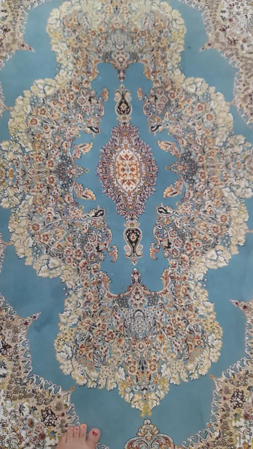 فرش ۴متری ابی|فرش|اهواز, زیتون کارگری|دیوار