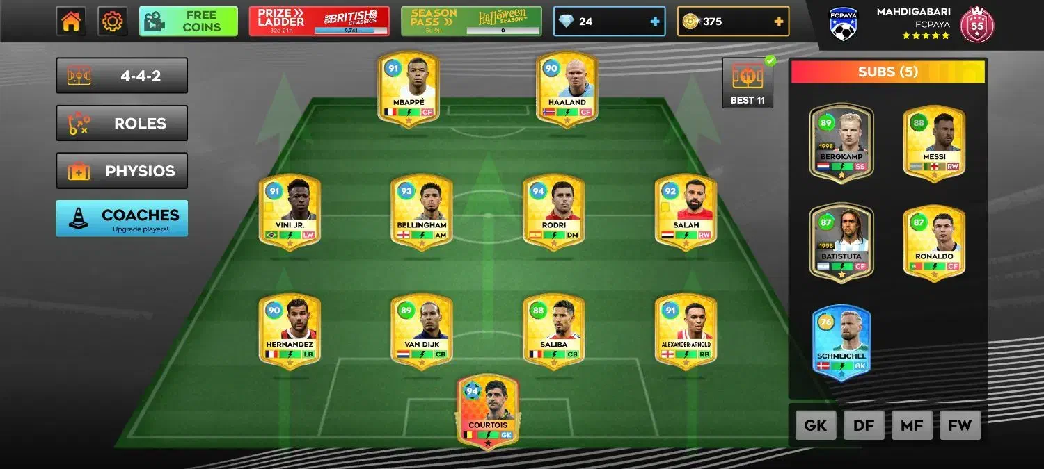 اکانت دریم لیگ|کنسول، بازی ویدئویی و آنلاین|تهران, خزانه|دیوار