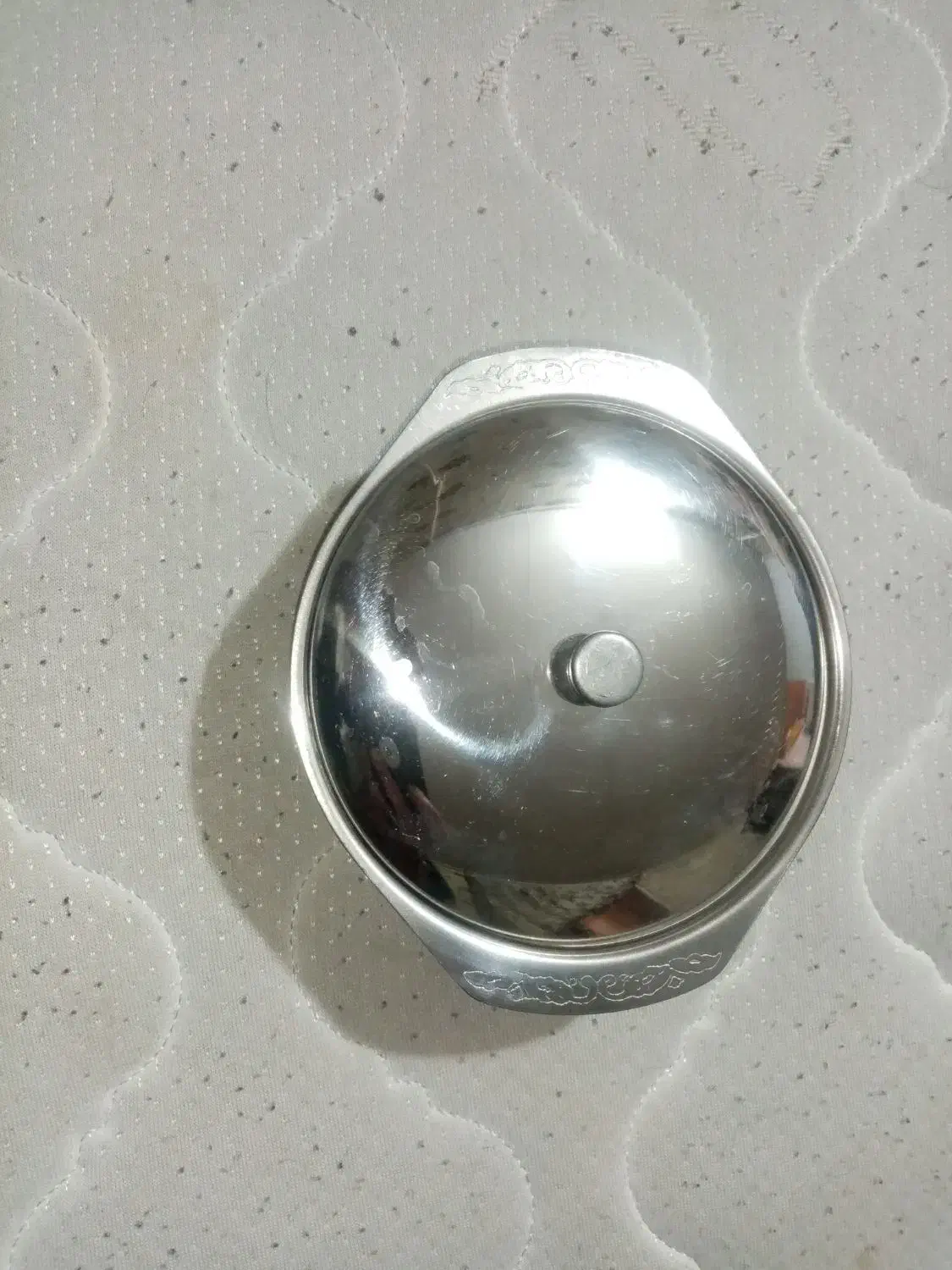 کاسه و ماهیتابه استیل قدیمی|کلکسیون اشیاء عتیقه|اراک, |دیوار