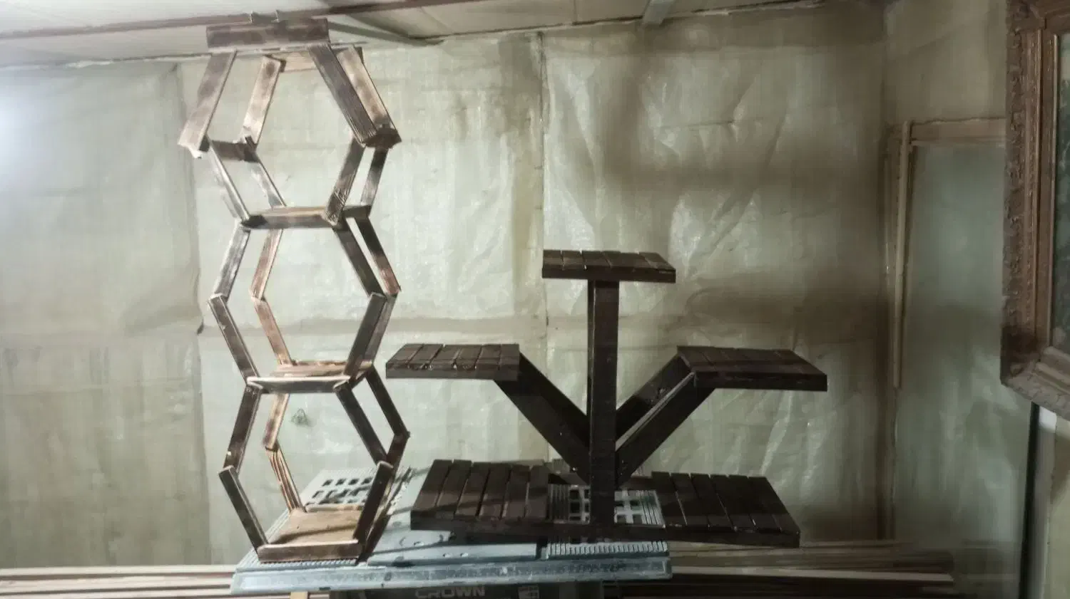 ساختن تزیینات چوبی برای شب یلدا|صنایع دستی و سایر لوازم تزئینی|گلپایگان, |دیوار