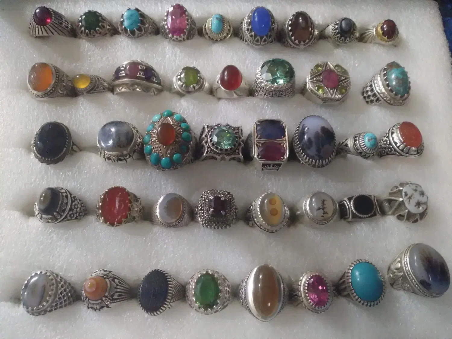 انگشترهای کلکسیونی|جواهرات|الیگودرز, |دیوار