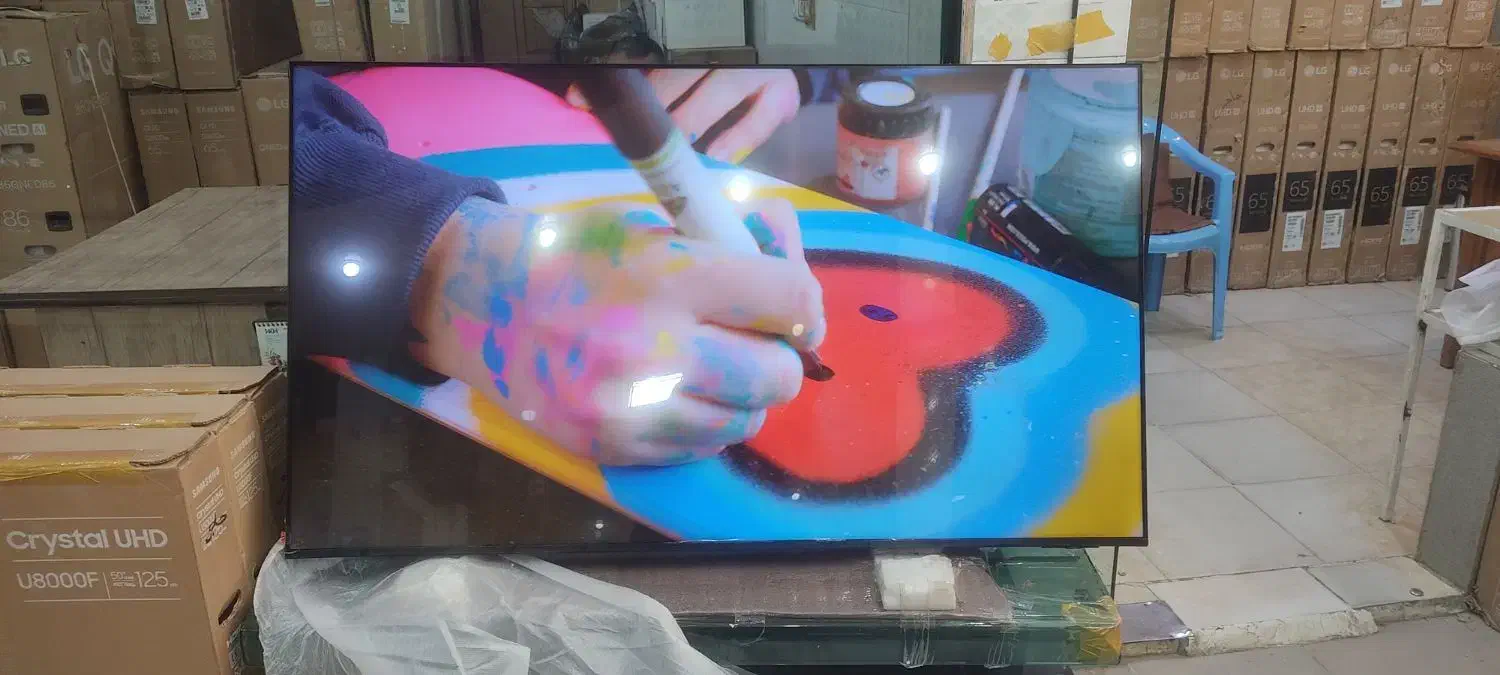 65 اینچ سامسونگ 2025 کریستال u8000f|تلویزیون و پروژکتور|بانه, |دیوار