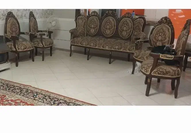 مبل مدل فرحی|مبلمان خانگی و میز عسلی|شیراز, لشکری‎|دیوار