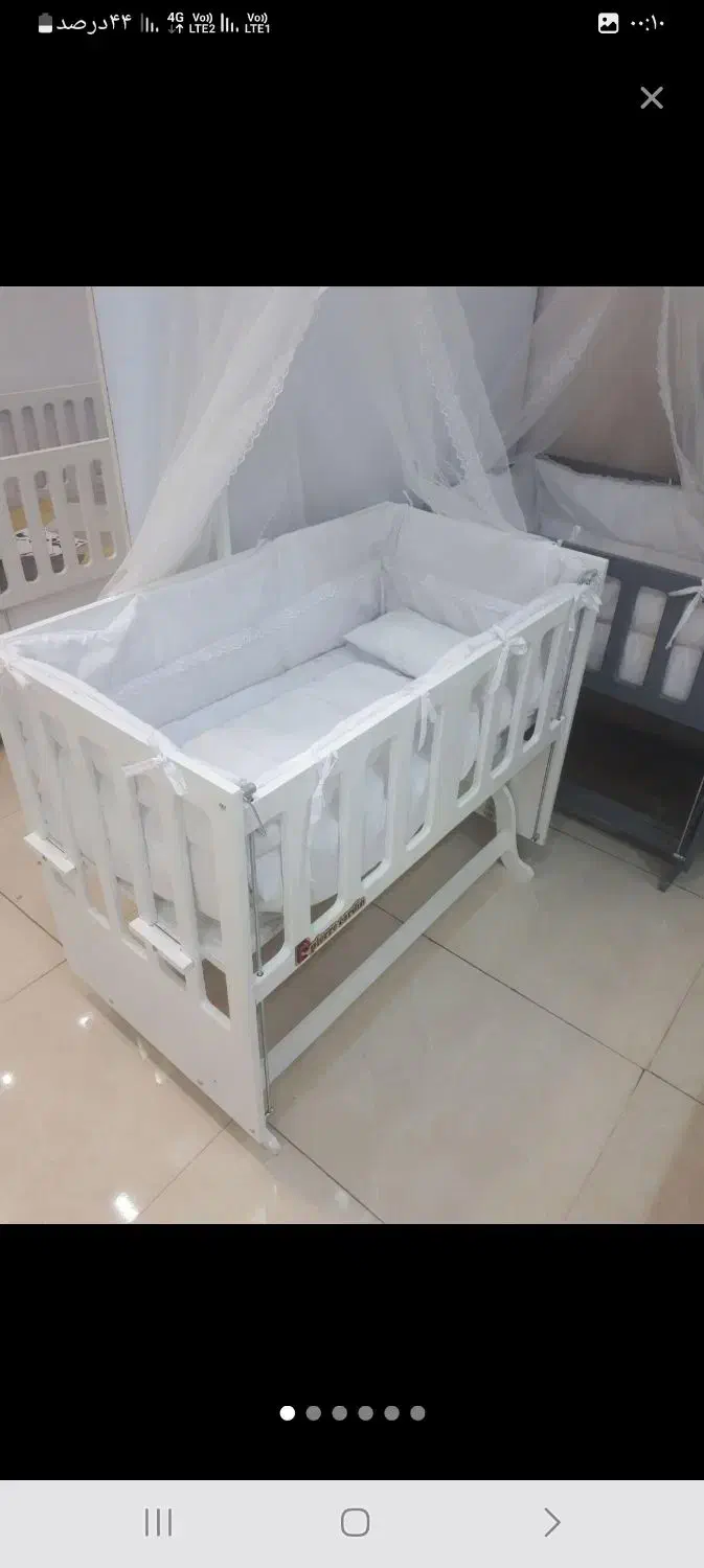 تخت کنار مادر گهواره ای نو|تخت و سرویس خواب|تهران, مشیریه|دیوار