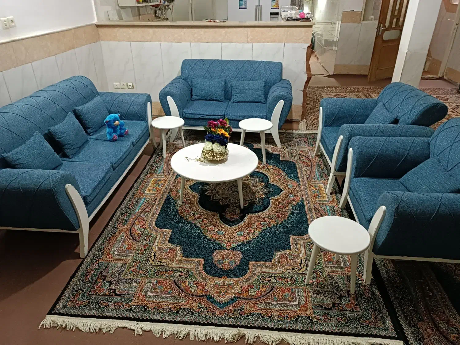 مبل هفت نفره|مبلمان خانگی و میز عسلی|قم, سید معصوم|دیوار