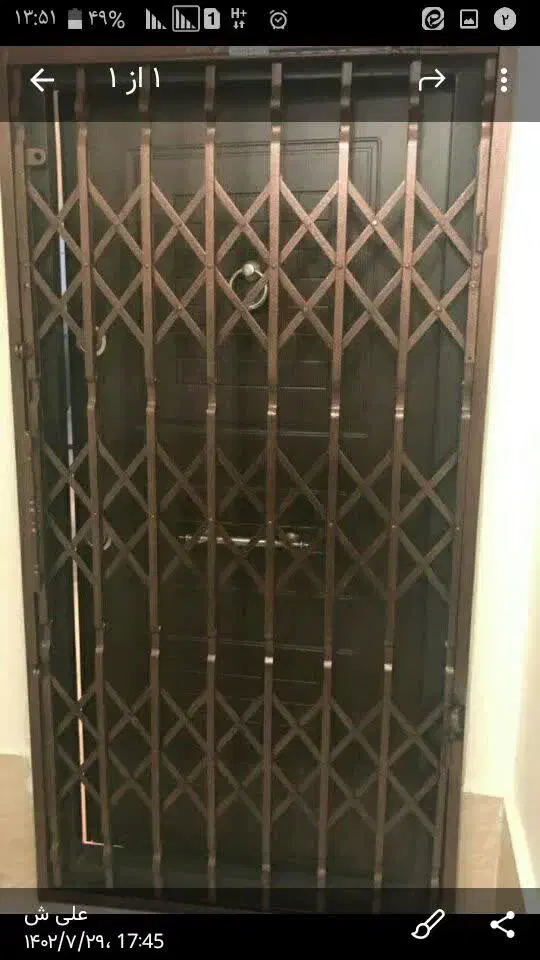 حفاظ(محافظ)آکاردئون.شاخ گوزنی کرکره برقی جک درب|مصالح و تجهیزات ساختمان|شاهرود, |دیوار