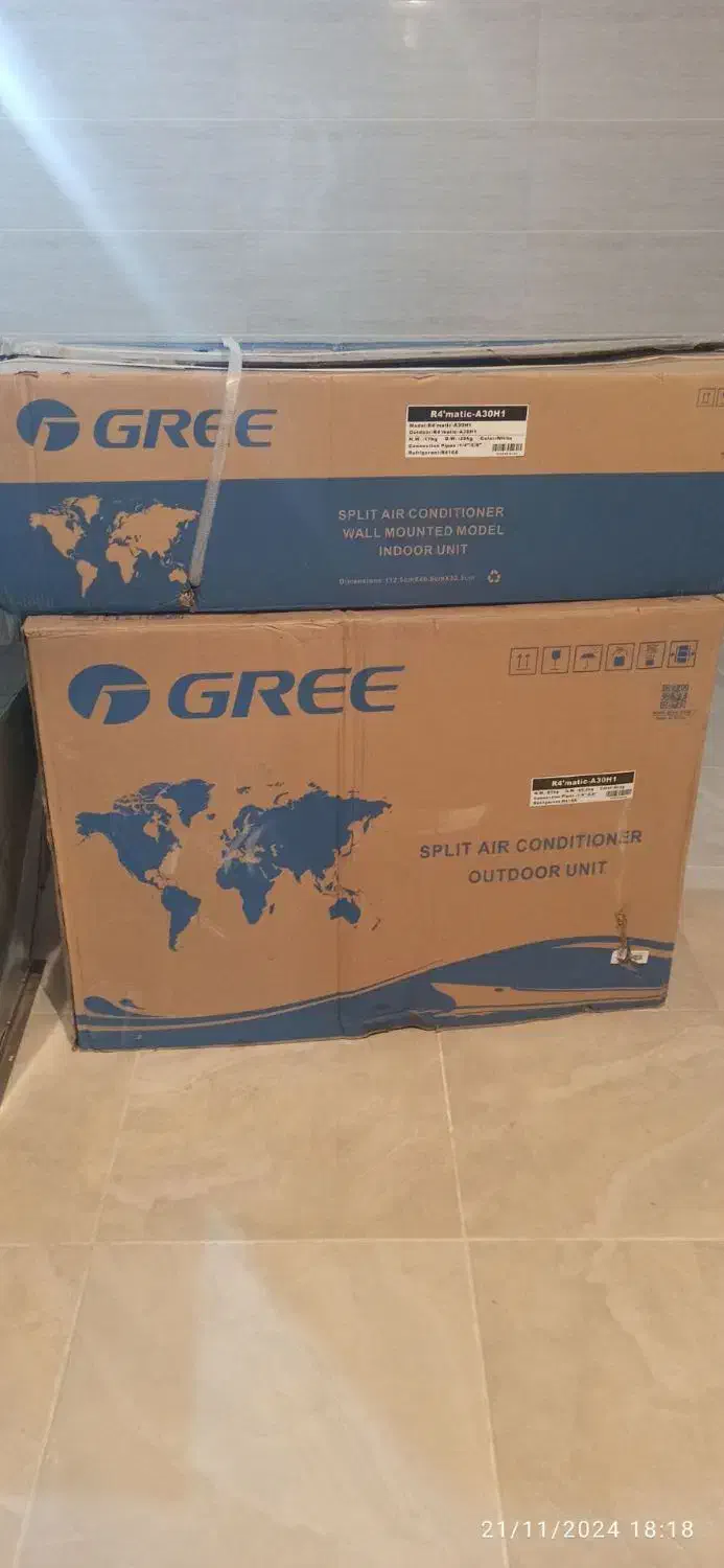 فروش اسپلیت گری|کولر گازی و فن‌کوئل|سیرجان, |دیوار