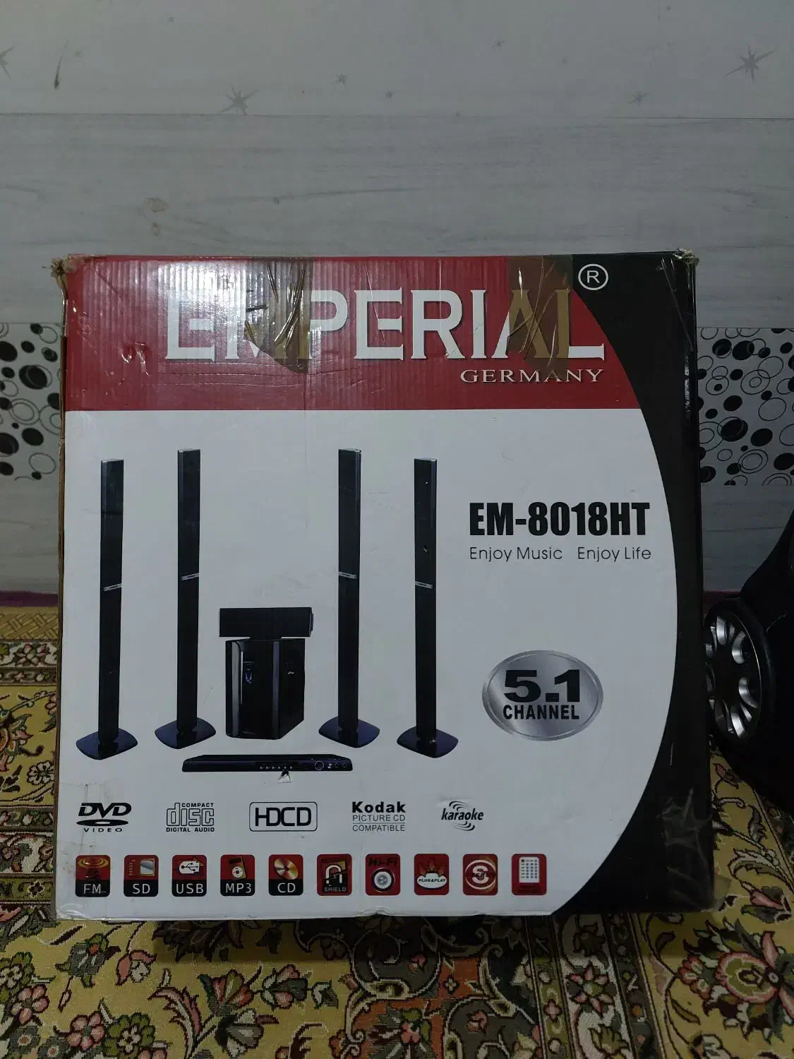 سیستم صوتی درحد نو خونگی سالم|سیستم صوتی خانگی|اندیشه, اندیشه فاز ۱|دیوار