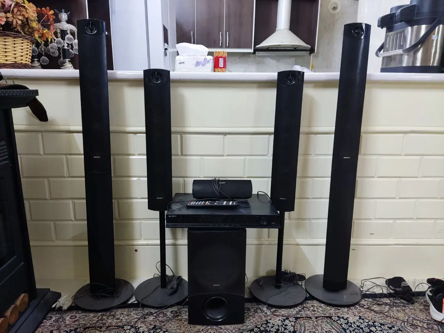 سیستم صوتی خانگی حرفه ای سونی نو نو|سیستم صوتی خانگی|قم, باجک سه|دیوار