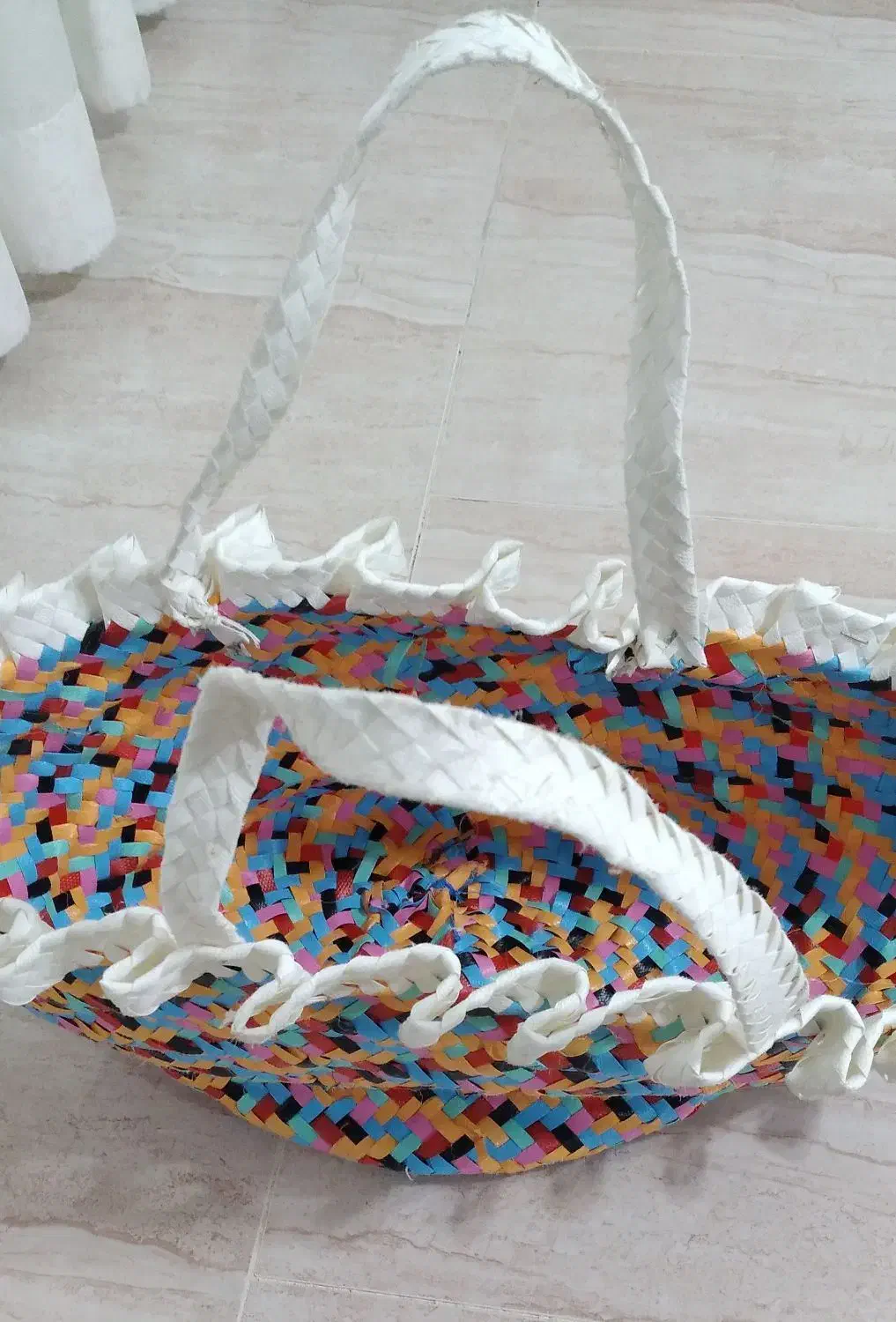 زنبیل پلاستیکی|صنایع دستی و سایر لوازم تزئینی|هشتگرد, فاز ۷ مهستان|دیوار