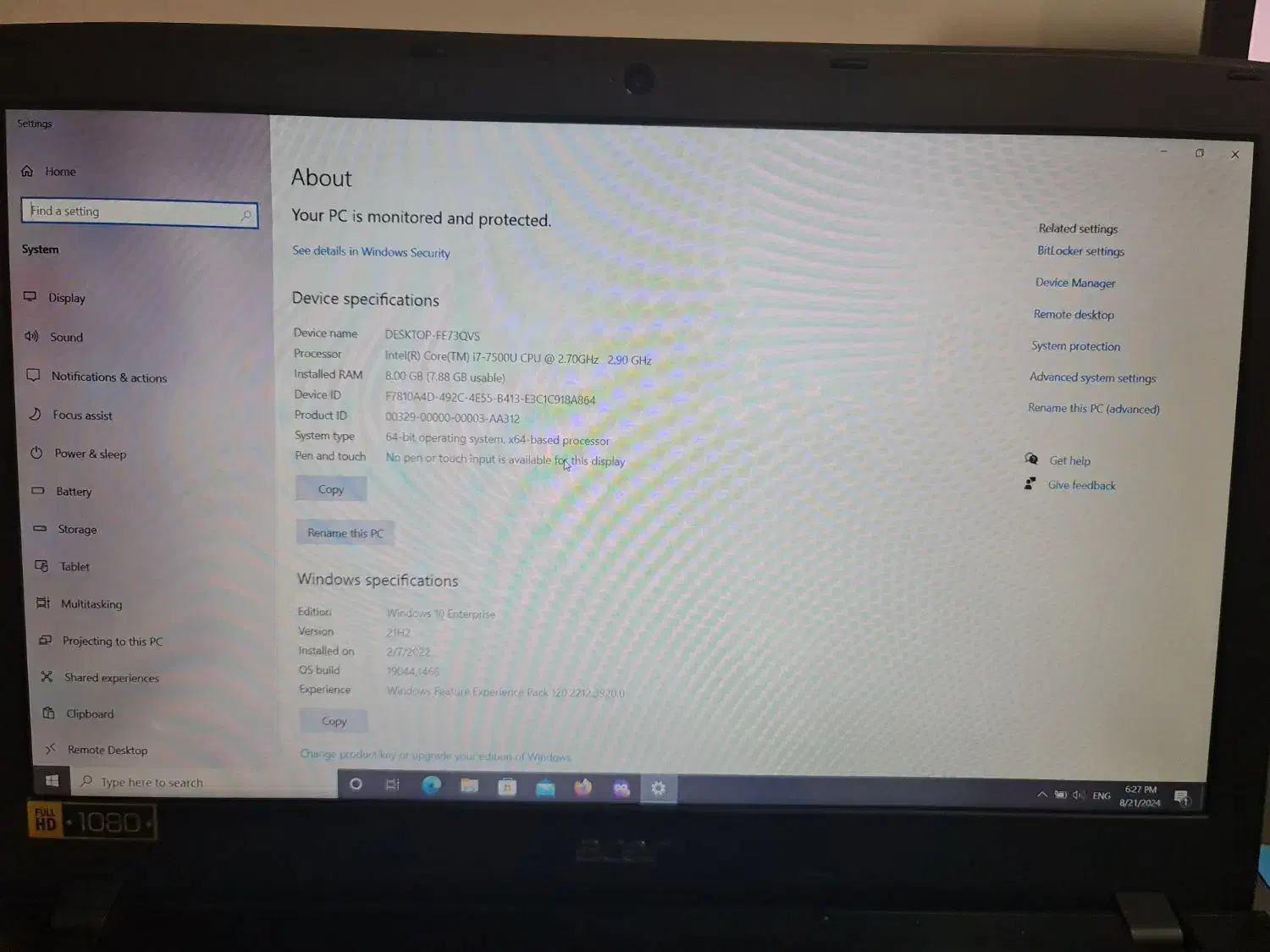 Acer E5 576|رایانه همراه|تهران, ایرانشهر|دیوار