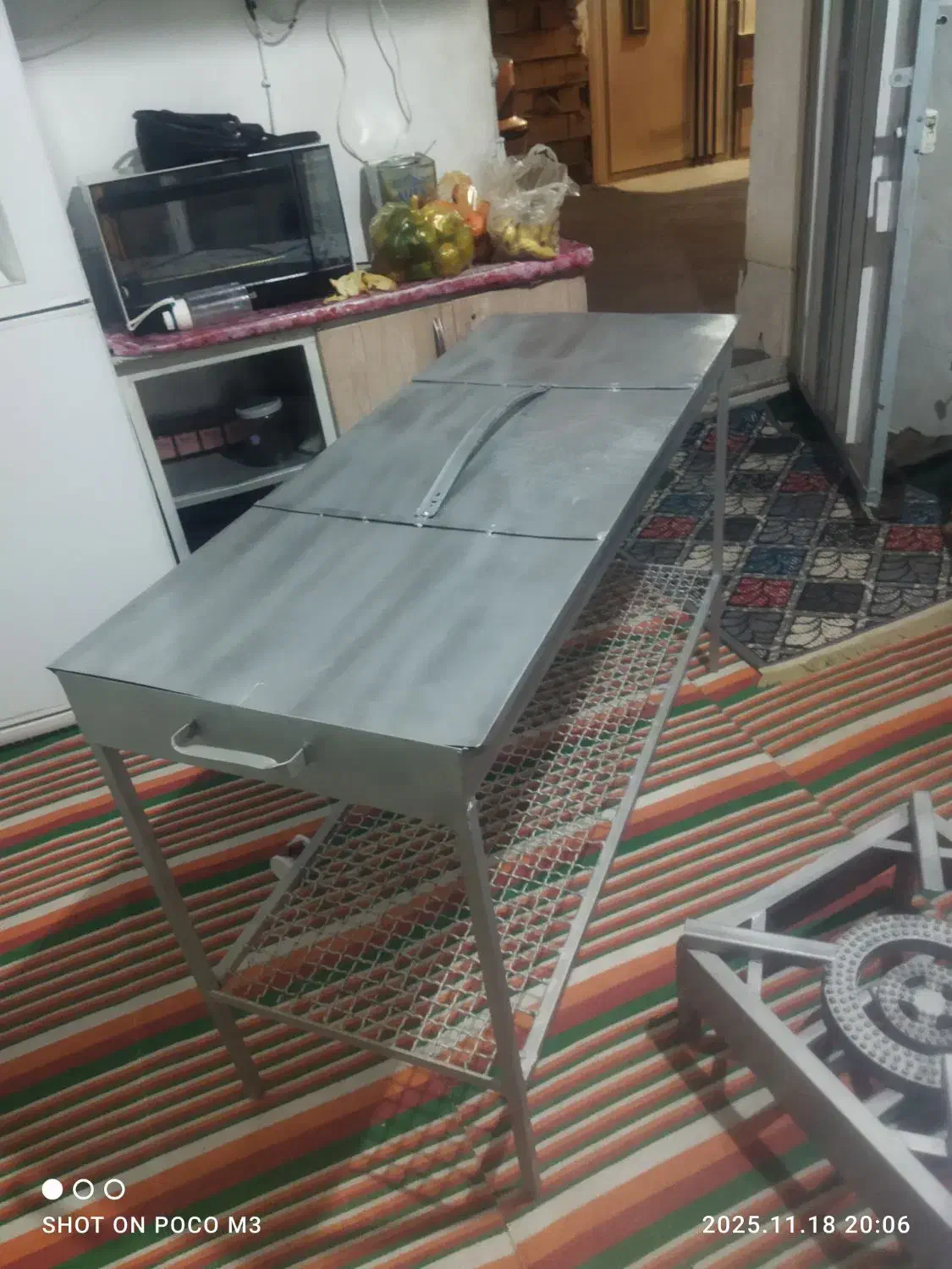 منقل کبابی با ورق گالوانیزه نو نو|اجاق گاز و لوازم برقی پخت‌وپز|خمینی‌شهر, |دیوار