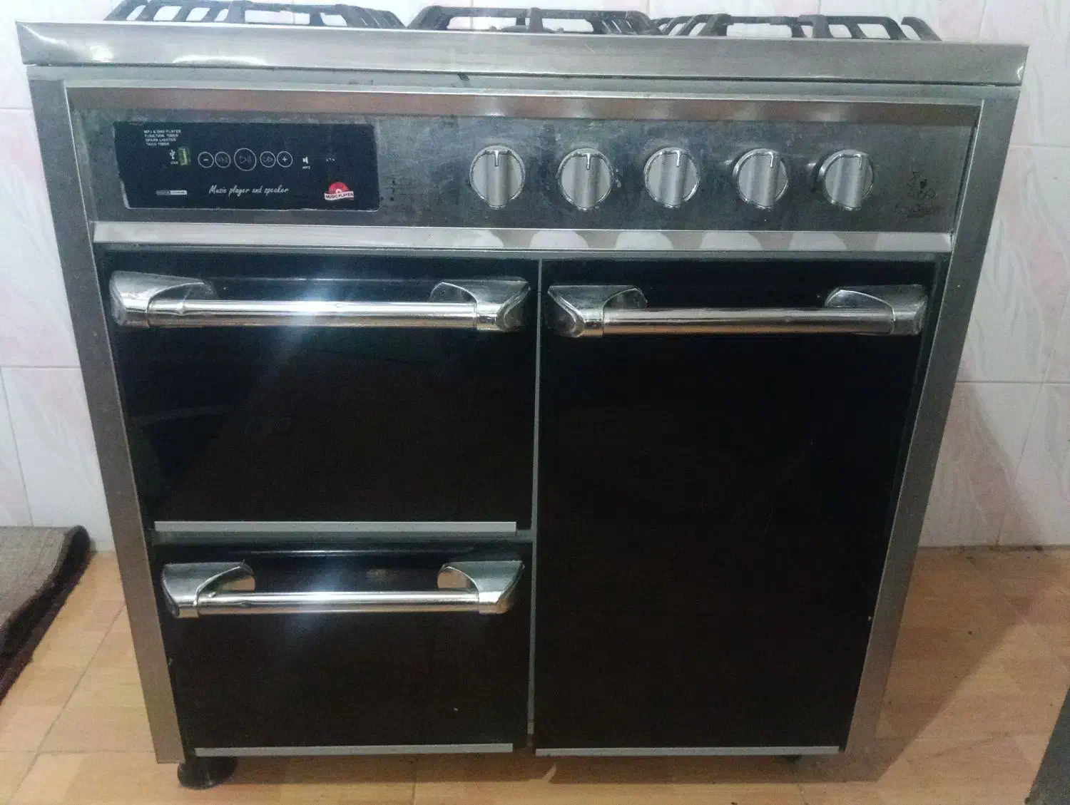 اجاق گاز ۵ شعله طرح فر|اجاق گاز و لوازم برقی پختوپز|کوه چنار, |دیوار