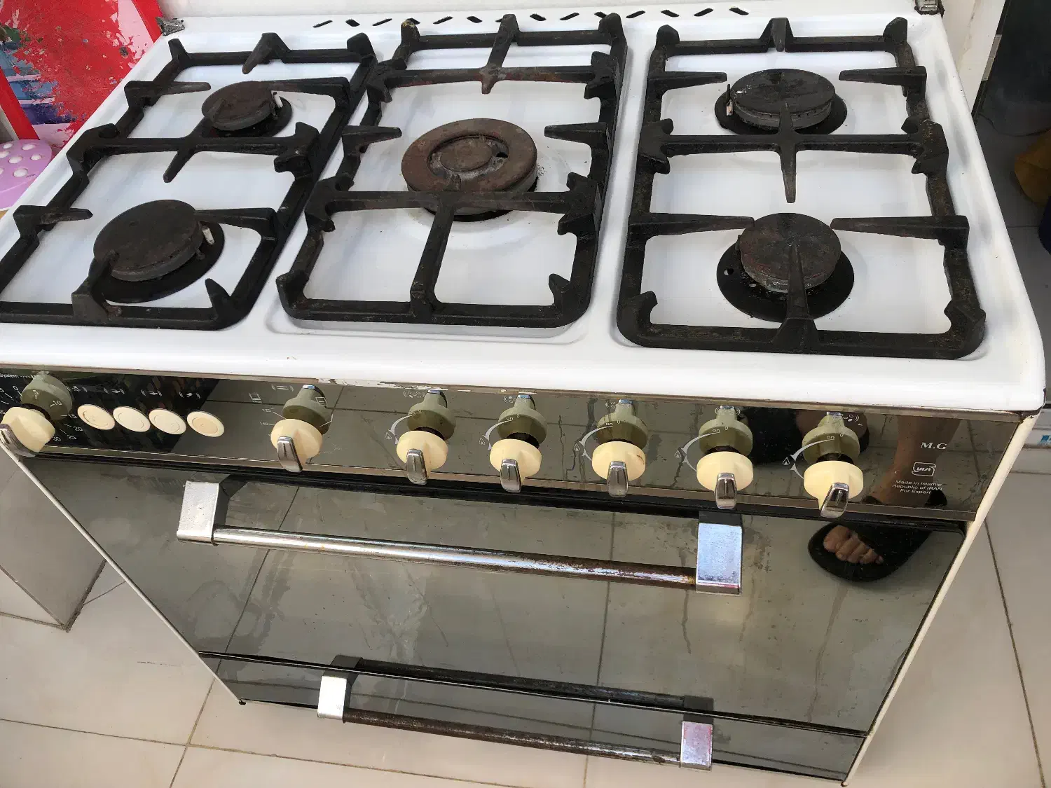 گاز فر ۵ شعله|اجاق گاز و لوازم برقی پخت‌وپز|قائم‌شهر, |دیوار