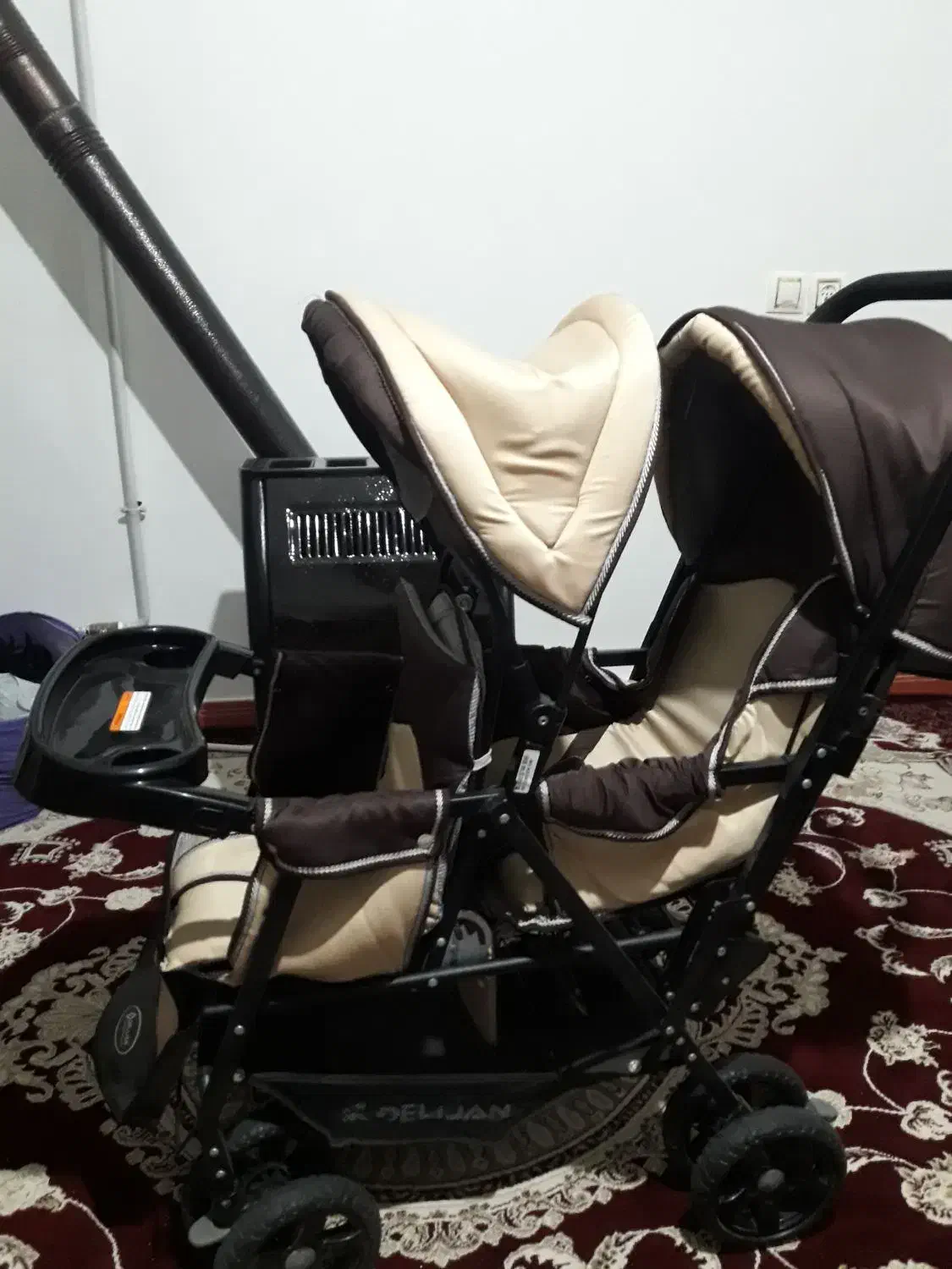 کالسکه دوقلو نو و آکبند|کالسکه و لوازم جانبی|هرسین, |دیوار