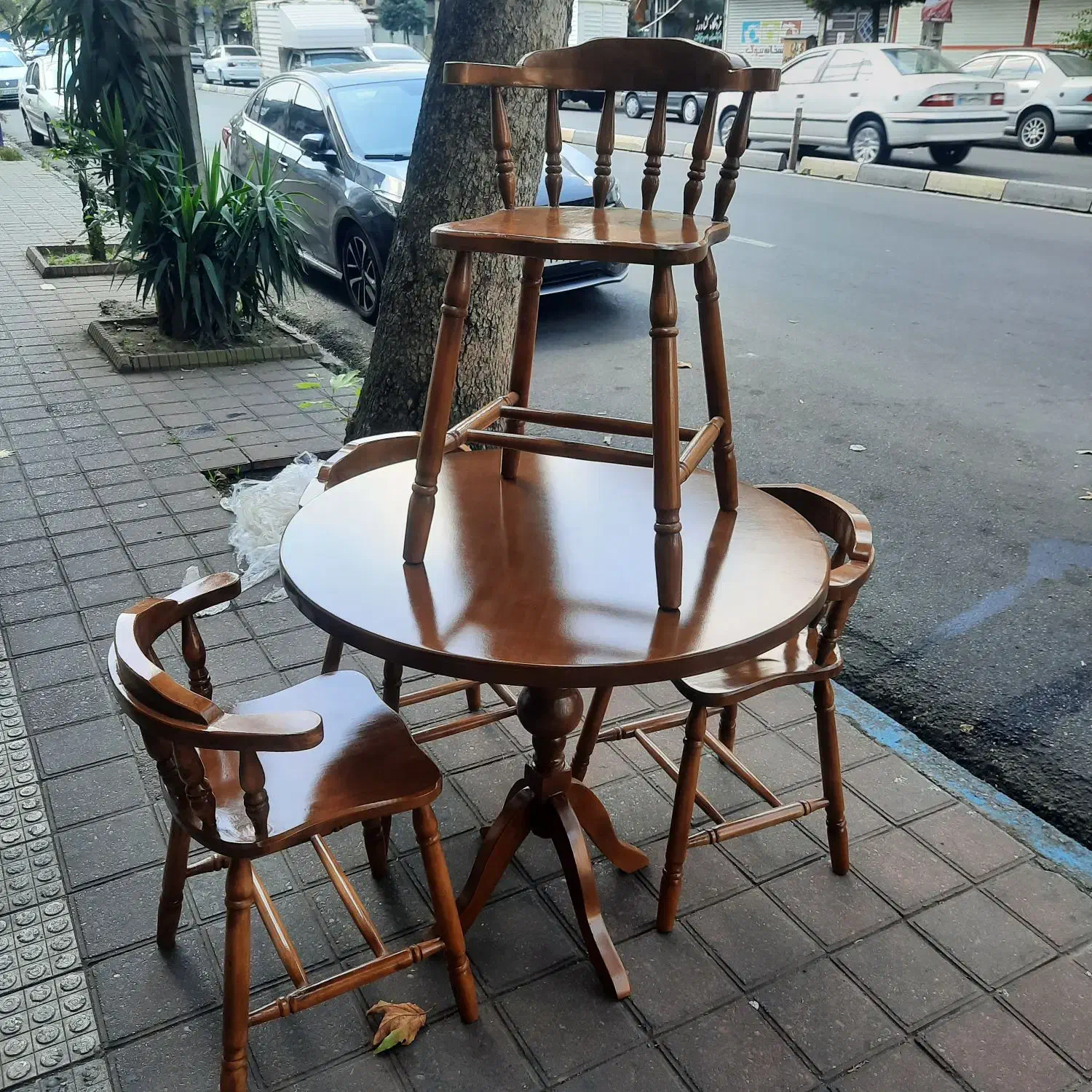 میز نهار خوری ملوانی|میز و صندلی غذاخوری|رشت, آزادگان|دیوار