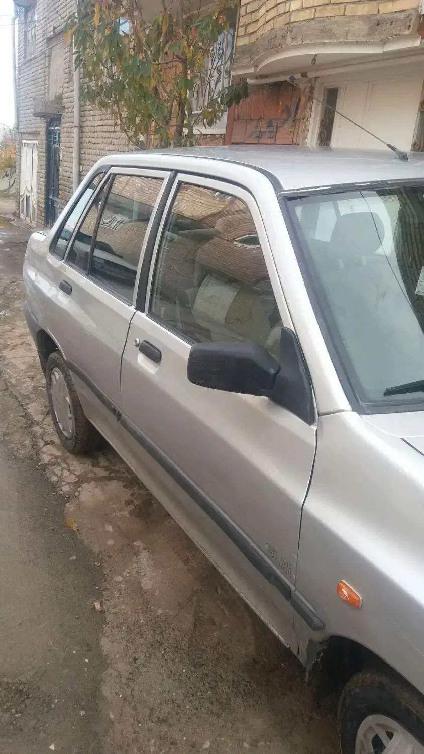 پراید نقره ای کاملا سالم|خودرو سواری و وانت|خوی, |دیوار