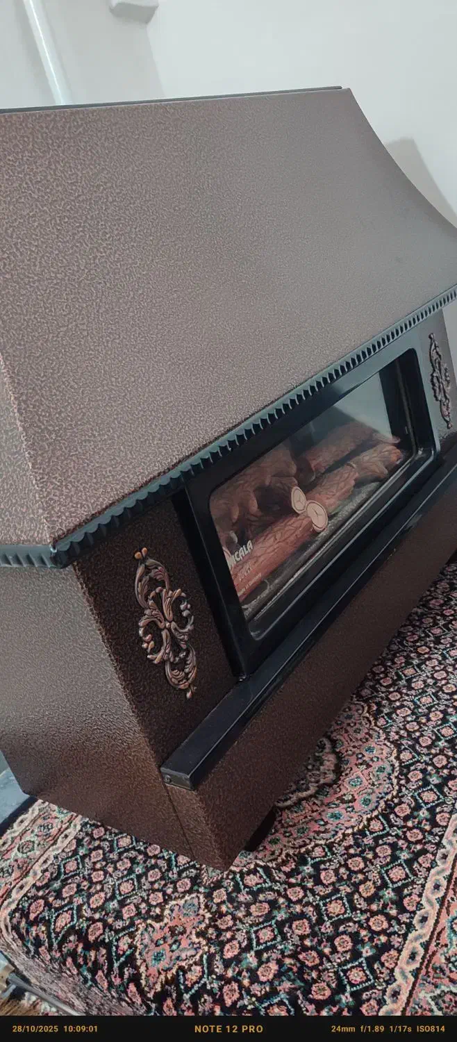 بخاری شومینه ای در حد اکبند|بخاری، هیتر، شومینه|اردبیل, |دیوار