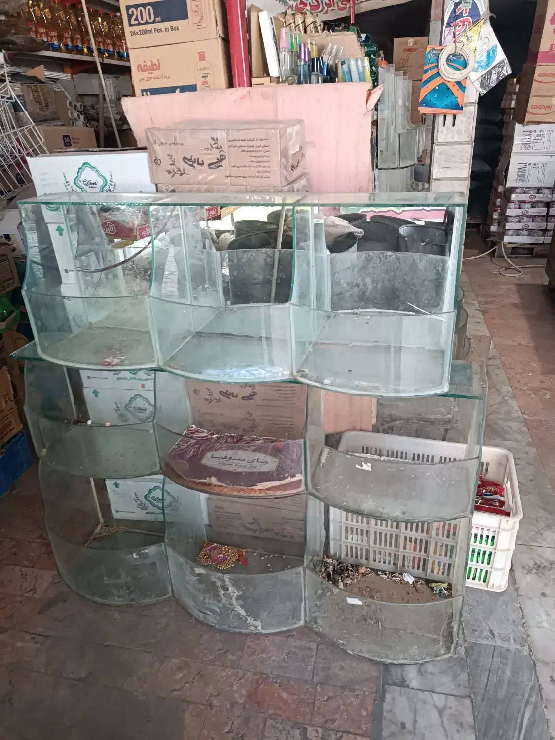 شیشه جا شکلاتی سوپر مارکت|فروشگاه و مغازه|قوچان, |دیوار