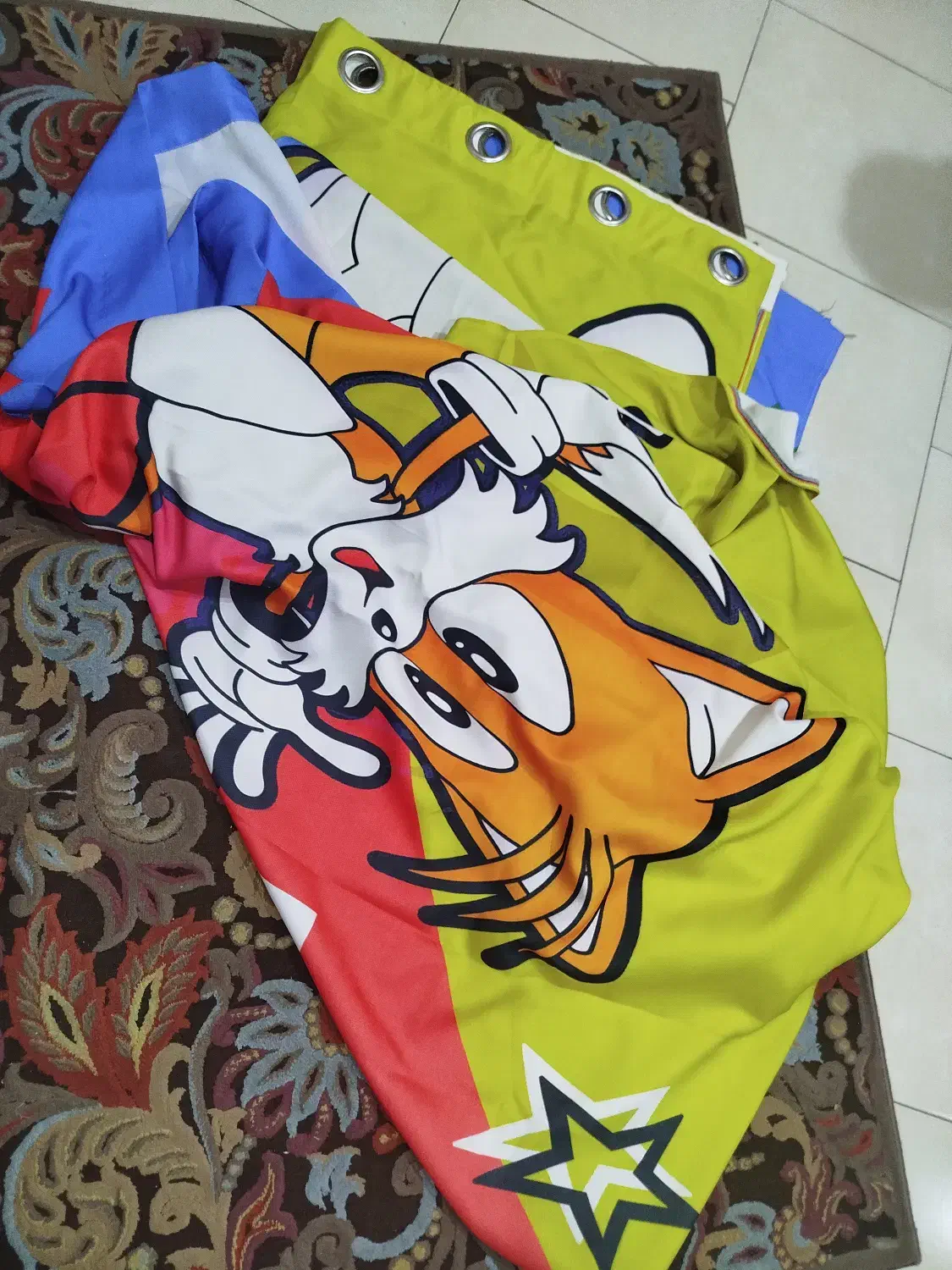 پرده دو تیکه|پرده، رانر، رومیزی|اسلام‌شهر, شهرک واوان|دیوار