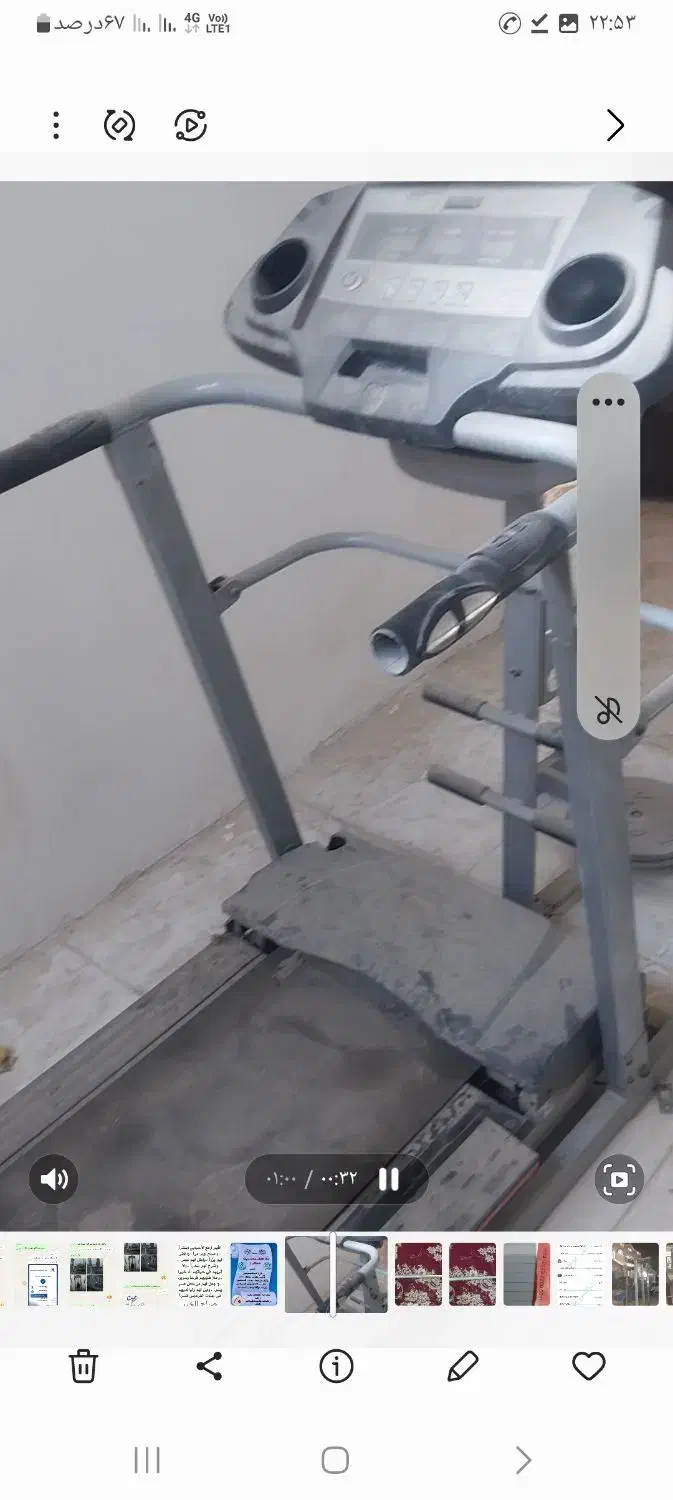 تردمیل دوعدد با ۸۵عدد تاتامی بدنسازی ۳۰×۳۰|تجهیزات ورزشی|اهواز, اسلام آباد غربی|دیوار