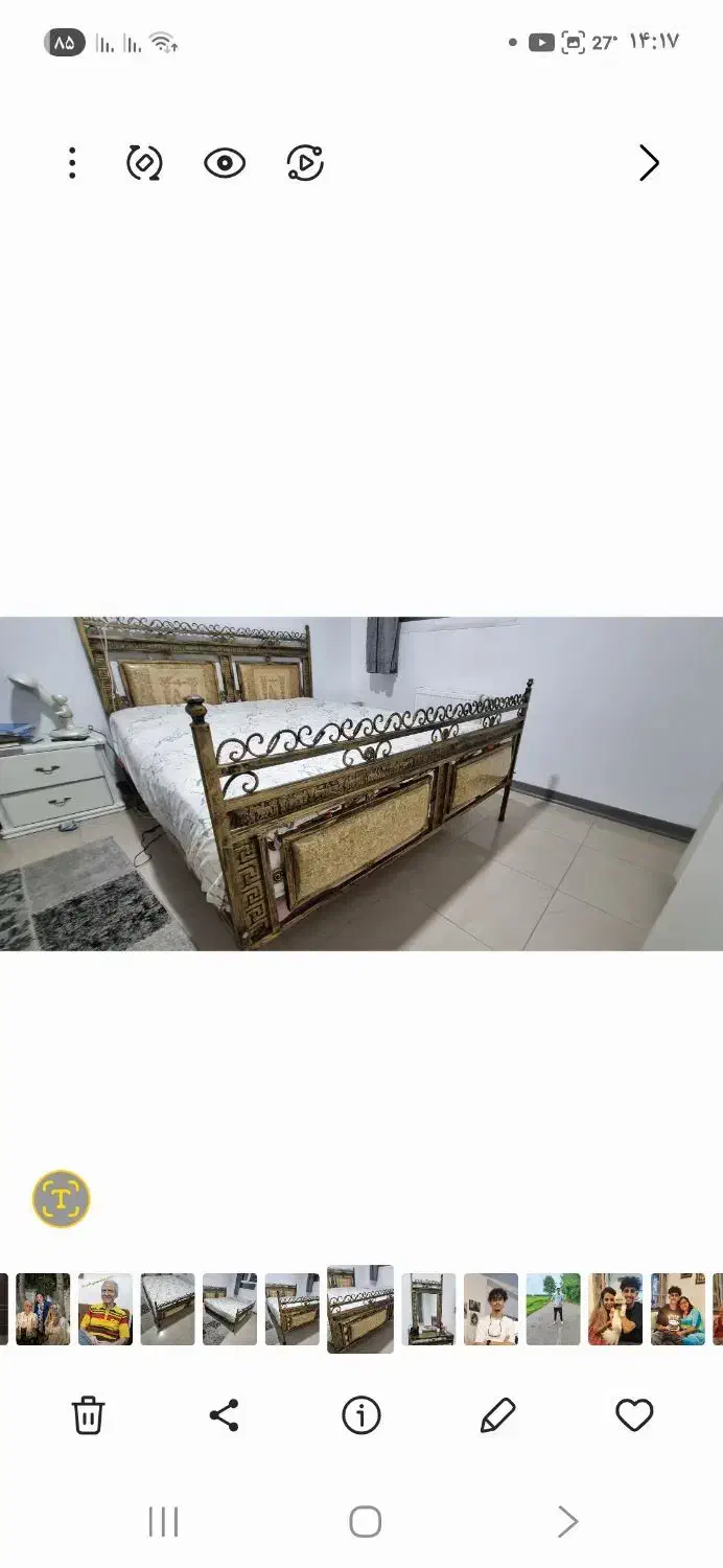 تخت دو نفره فرفروژه عرض۱۶۰|تخت و سرویس خواب|کرج, فاز ۲ مهرشهر|دیوار