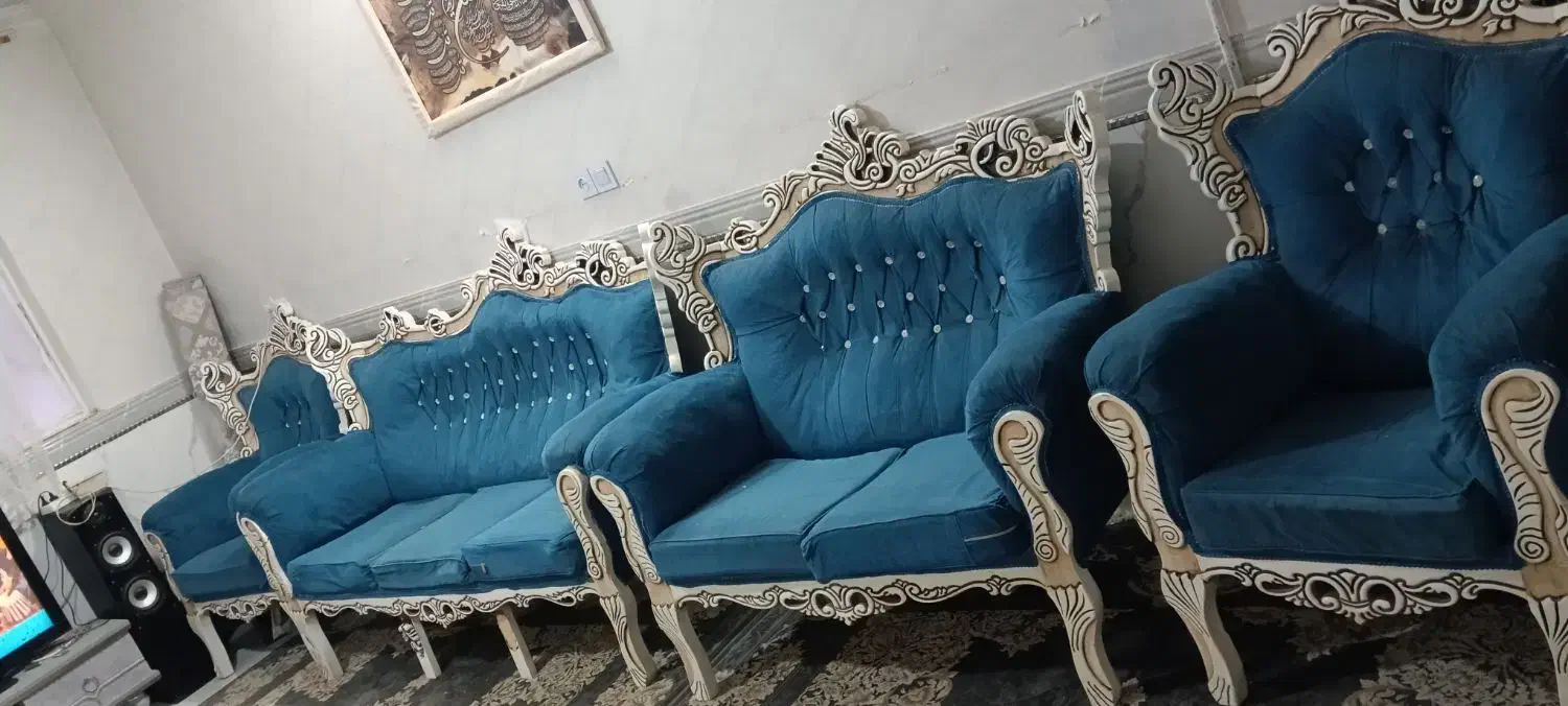 مبلمان 7نفره کلاسیک|مبلمان خانگی و میز عسلی|پاکدشت, حصار امیر|دیوار