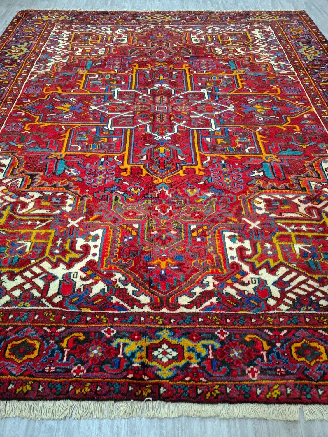 فرش دستباف هریس مربع خوشقواره|فرش|تهران, حر|دیوار