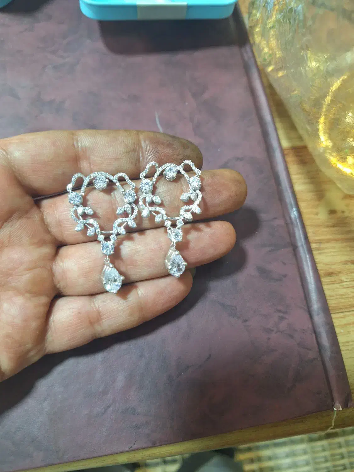 گوشواره طرح جواهر|جواهرات|بندرعباس, |دیوار