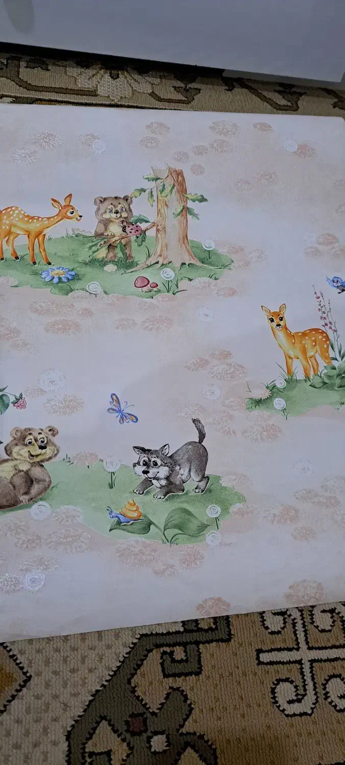 کاغذدیواری اتاق کودک|اسباب و اثاث بچه|رشت, پسیخان|دیوار