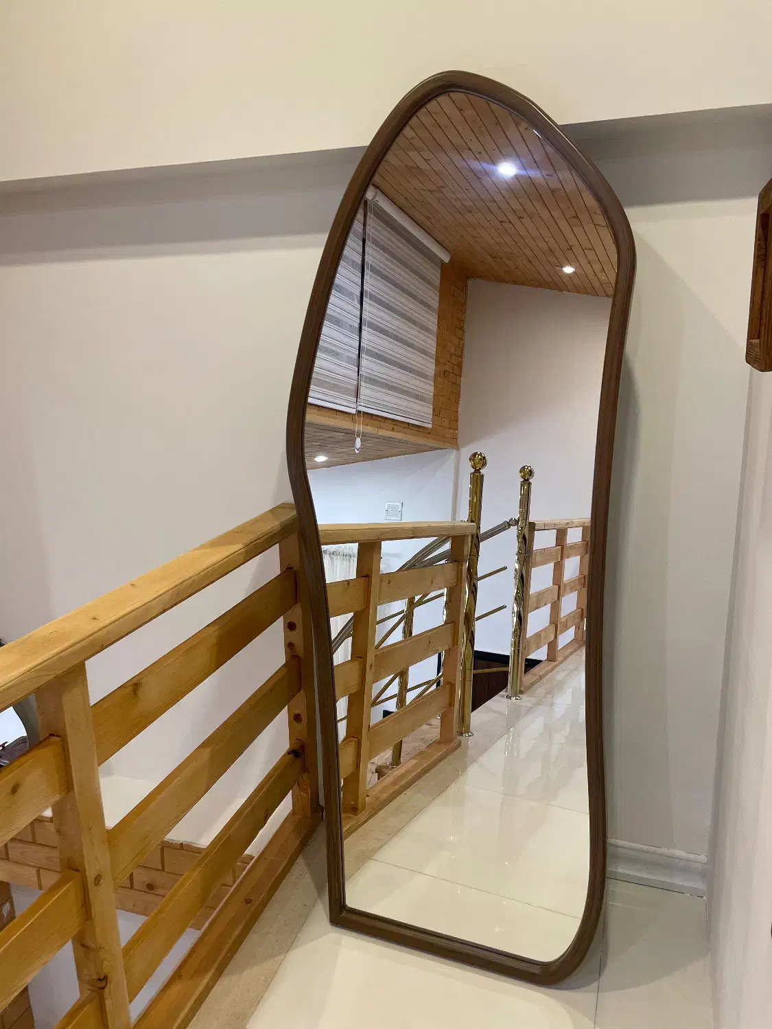 اینه قدی چوبی نو|آینه|طرقبه, |دیوار