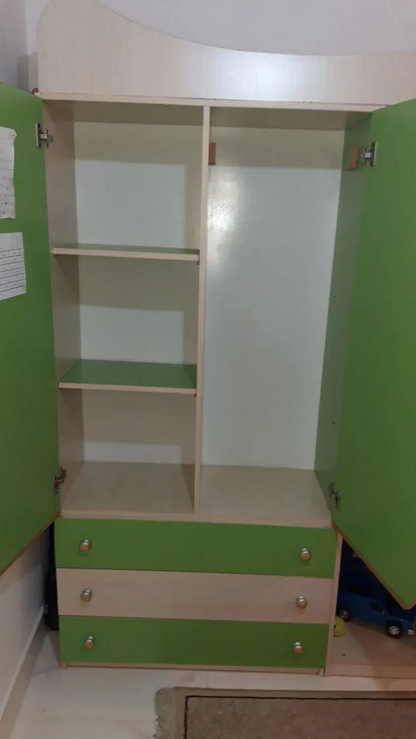 ست تخت وکمد نوجوان|تخت و سرویس خواب|کردکوی, |دیوار