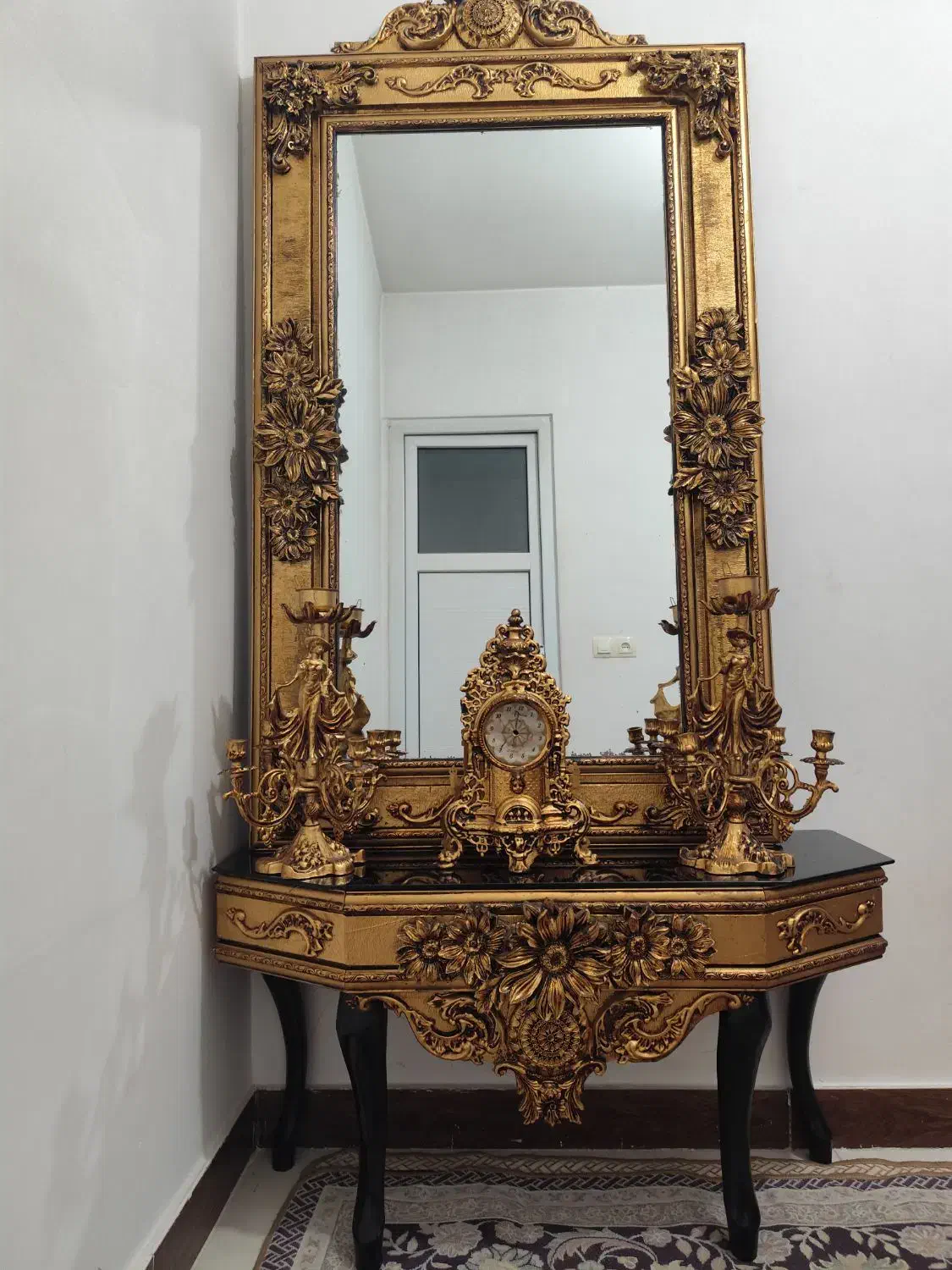 آیینه و شمعدان کلاسیک|آینه|نسیم‌شهر, |دیوار