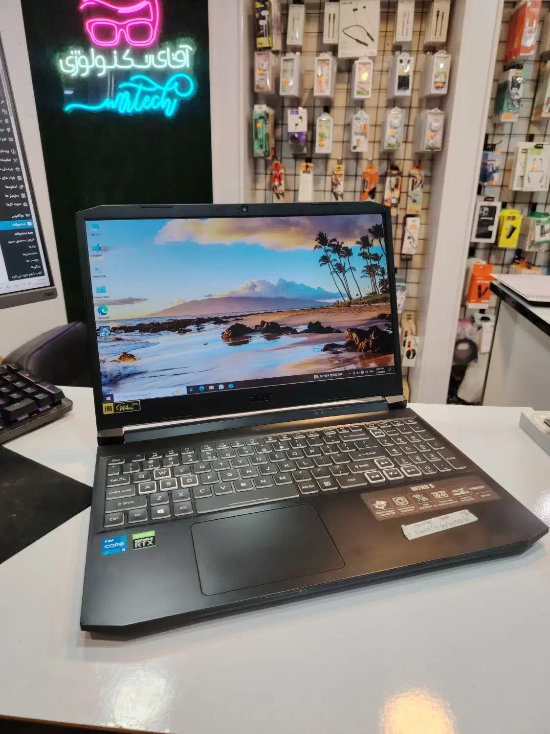 لپ تاپ گیمینگ حرفه ای Acer nitro 5|رایانه همراه|قم, صفائیه|دیوار