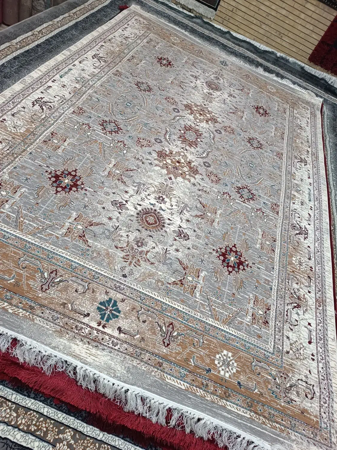 یک جفت ۹ متری و یک ۶ متری طرح دستباف پتینه|فرش|مشهد, شهید مطهری|دیوار