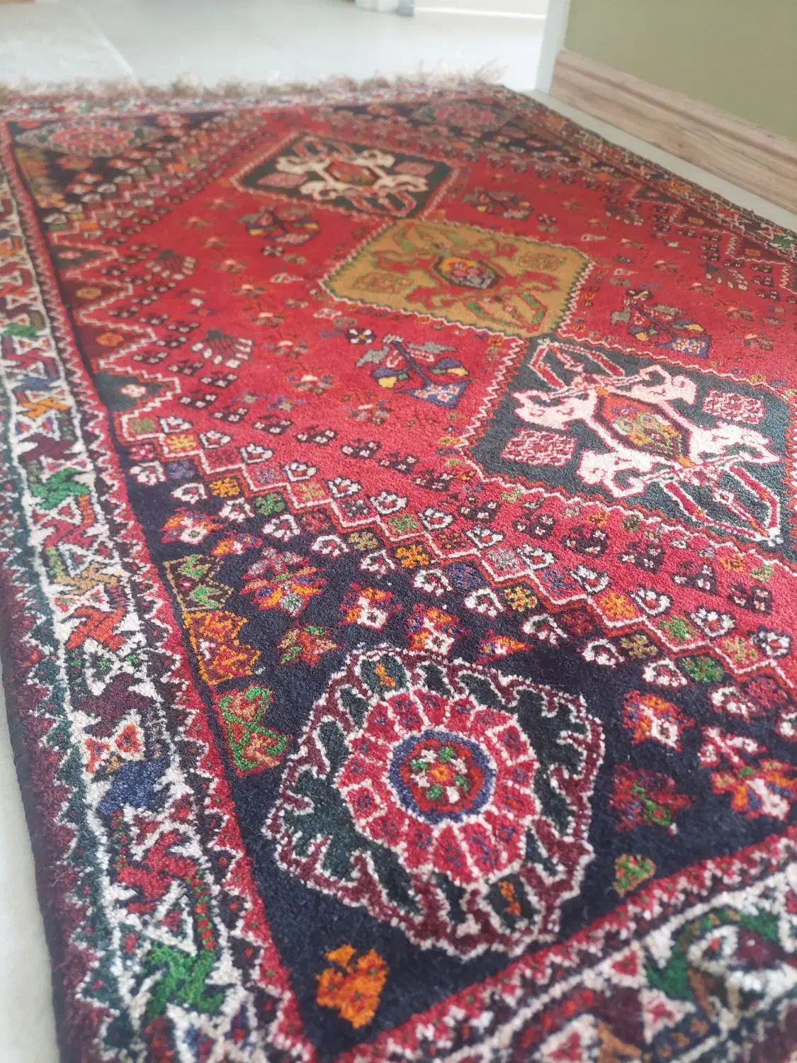 قالیچه دستبافت|فرش|شیراز, عفیف‌آباد|دیوار