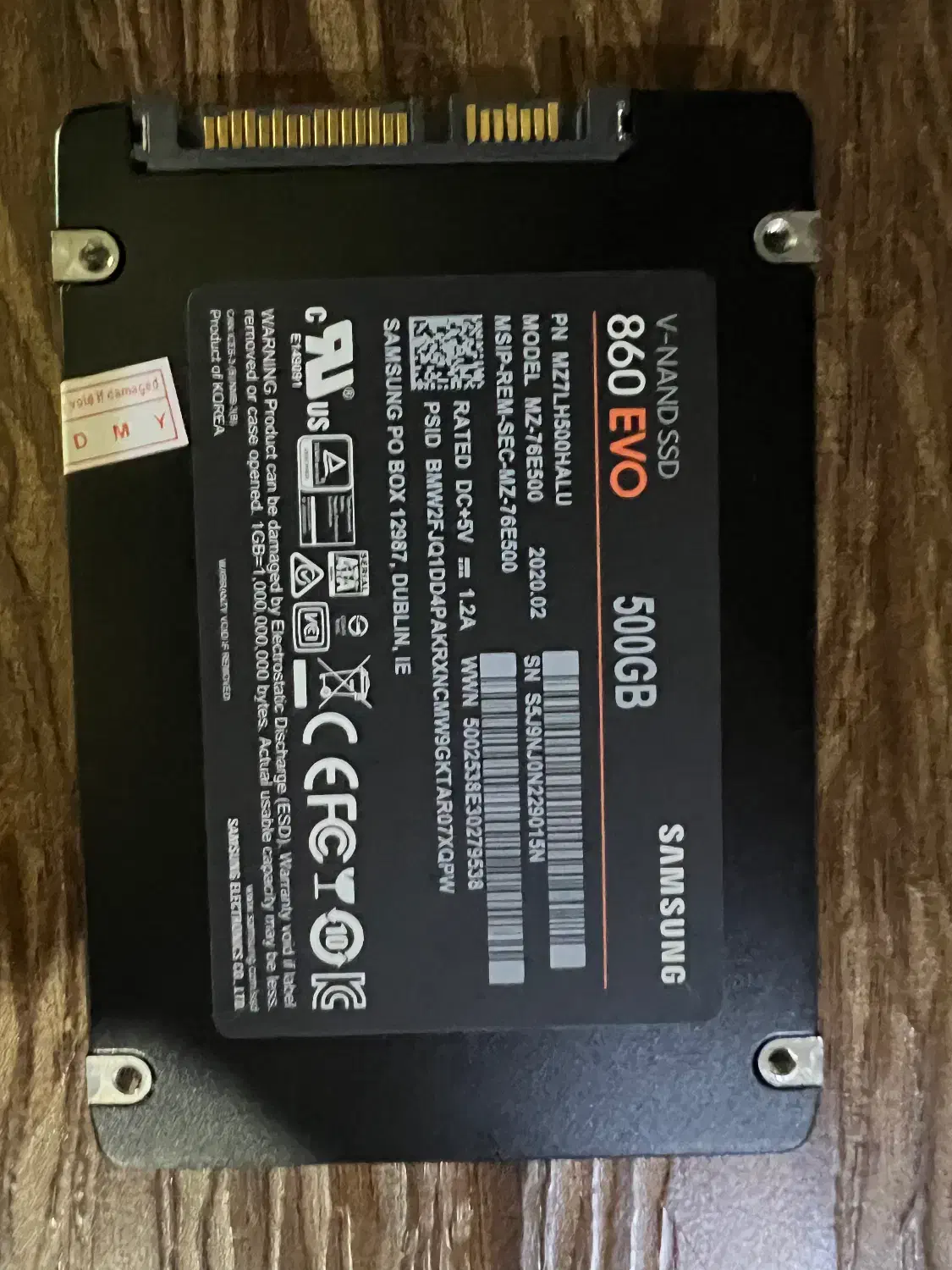 هارد ۵۰۰ گیگ ssd سامسونگ|قطعات و لوازم جانبی رایانه|اصفهان, ملک|دیوار