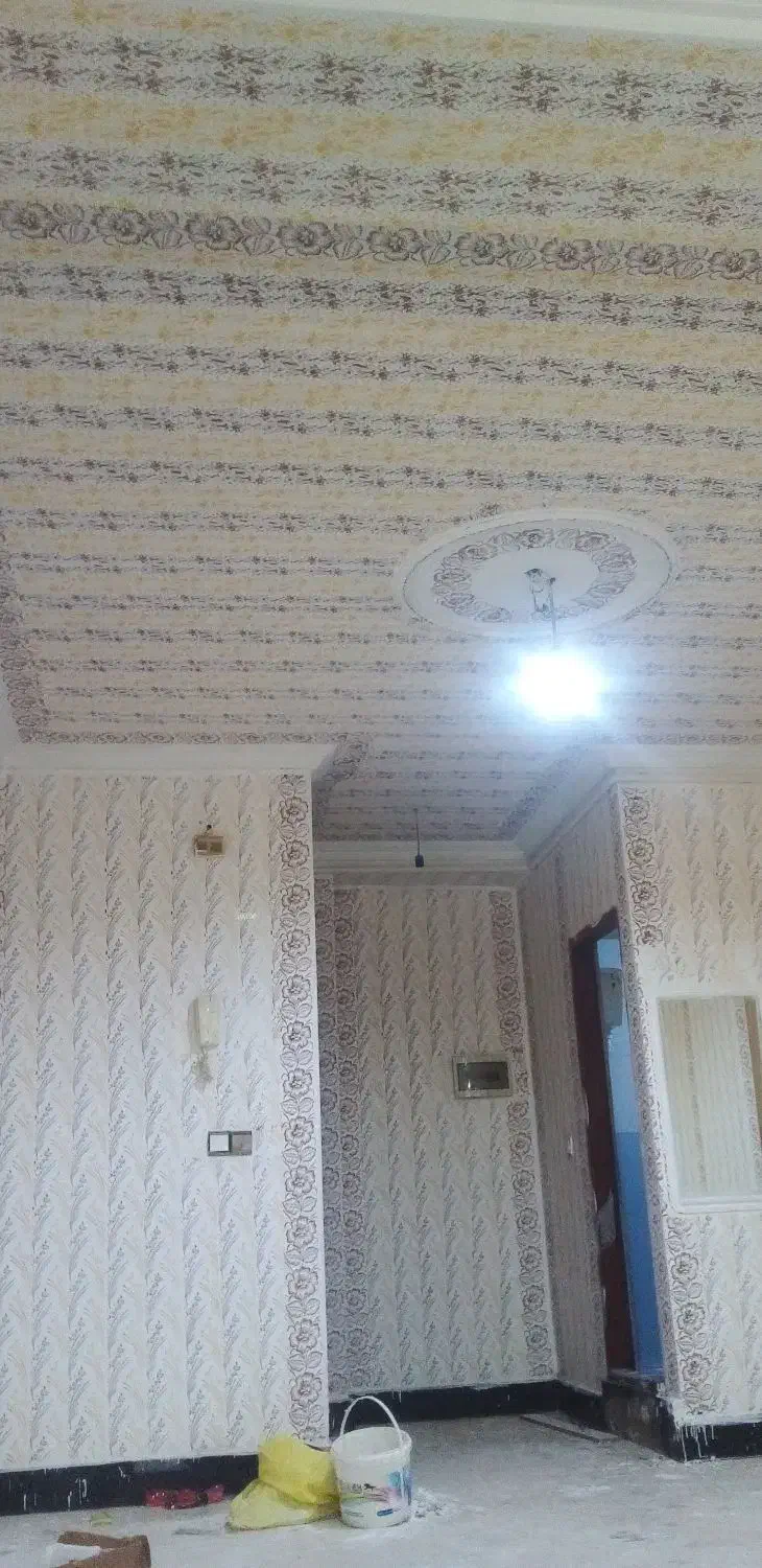 رنگ آمیزی ساختمان طرح کاغذ دیواری|خدمات پیشه و مهارت|بروجن, |دیوار